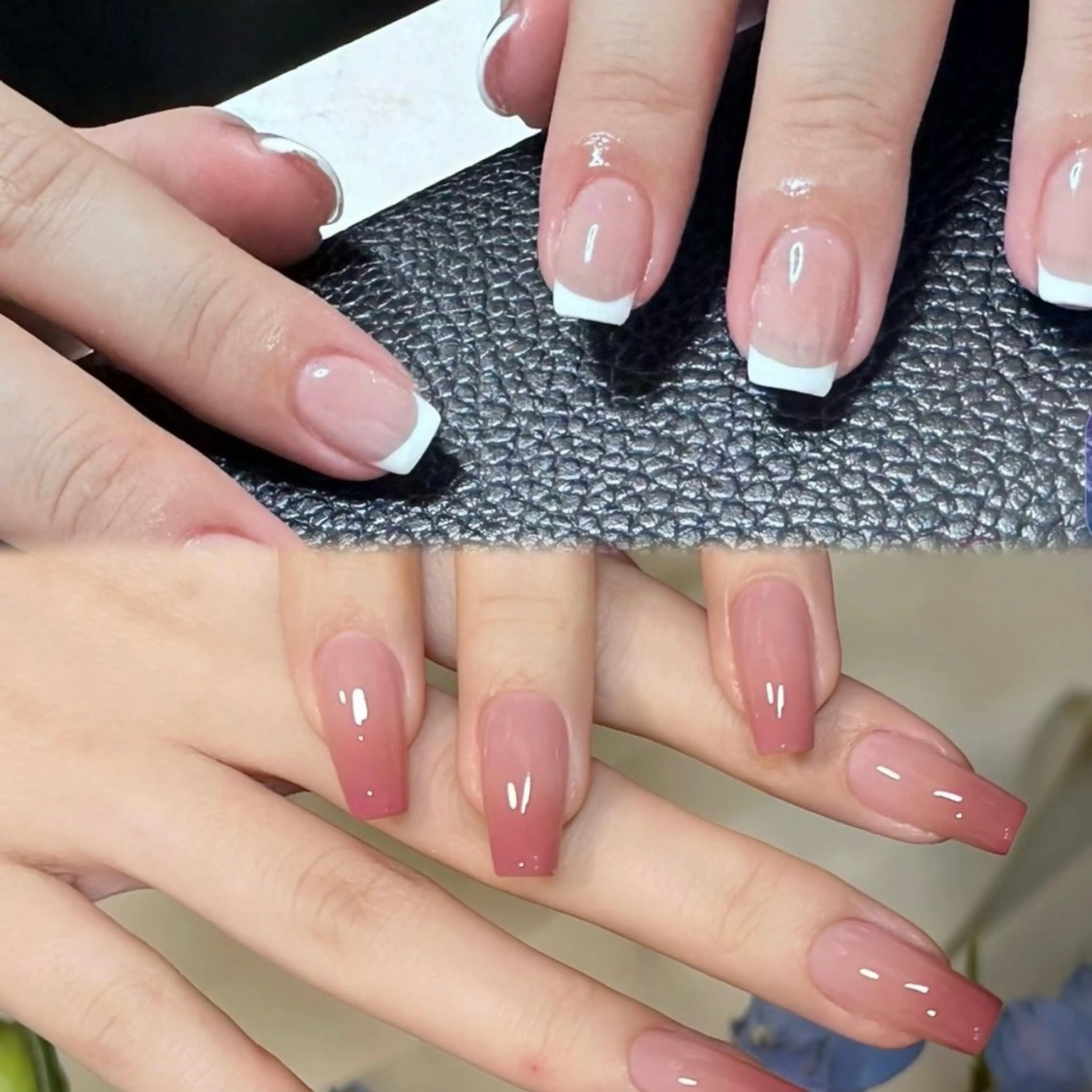 カラーグラxフレンチ♡の写真