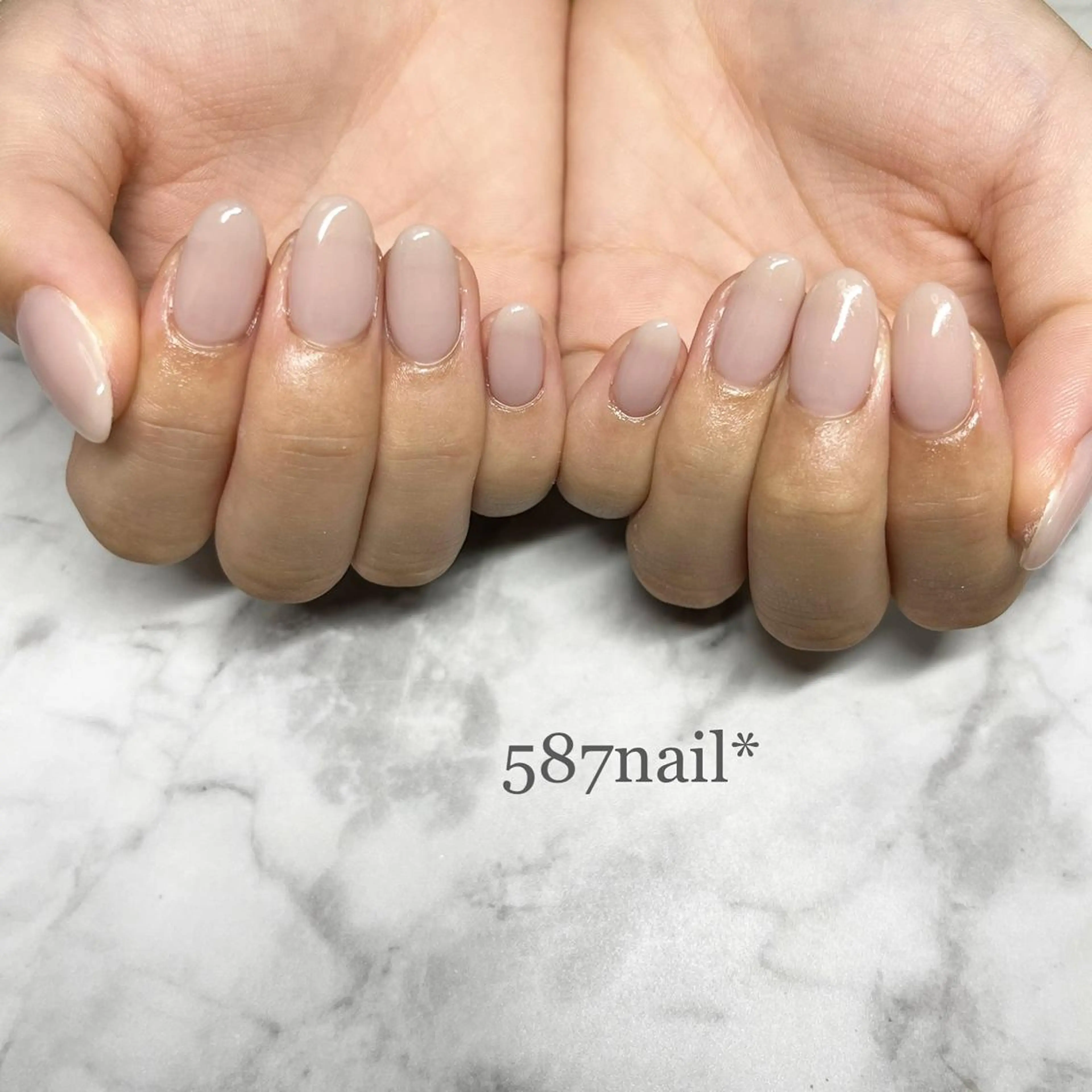 ネイル ワンカラーネイル 587nail *のネイルデザイン