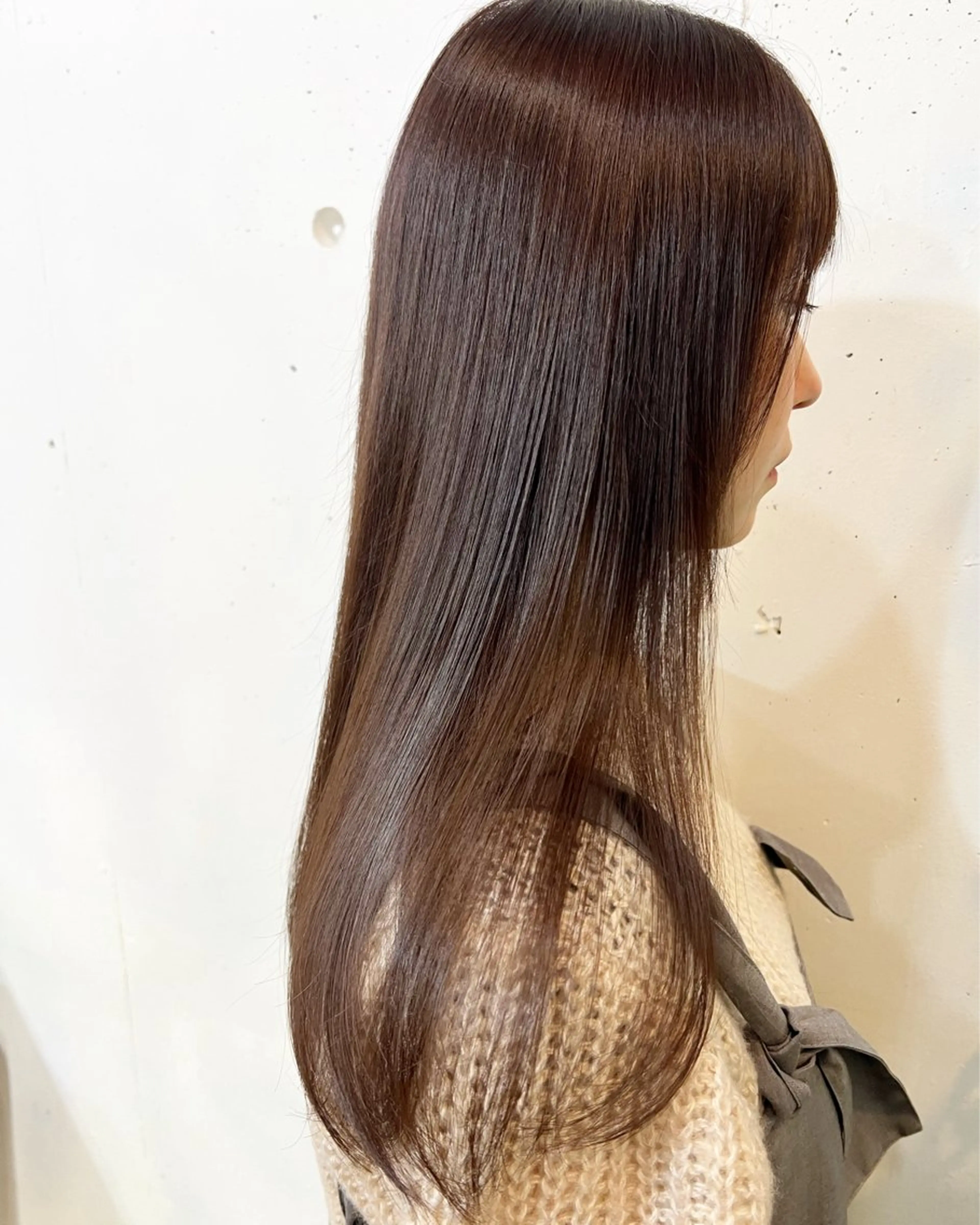 ロング カラー パーマ ブラウンカラー ナチュラルブラウン 髪質改善 【似合わせ特化】 kentaのヘアスタイル