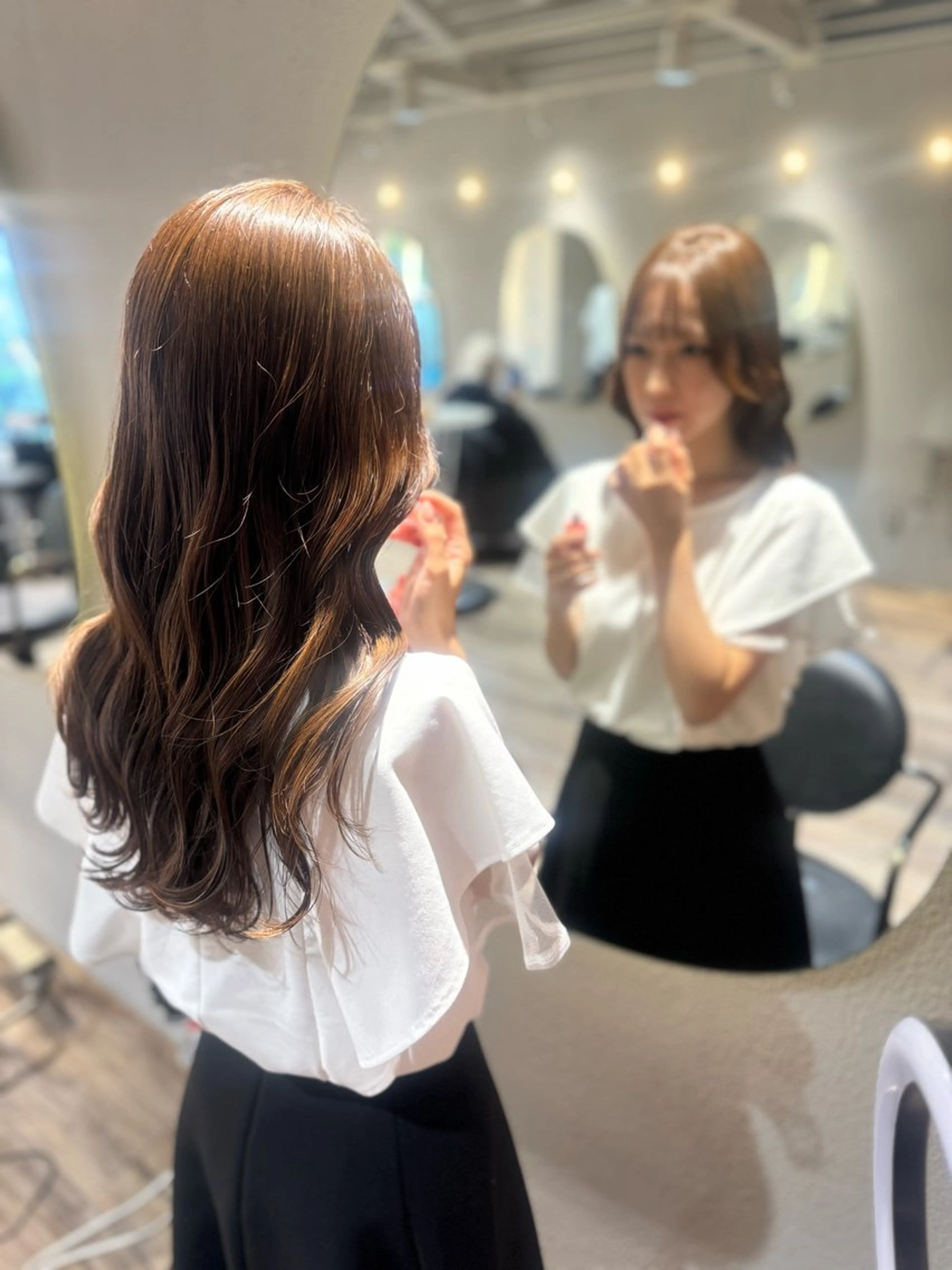 ロング カット ヘアカラー 【天満1艶髪】潤艶/ 髪質改善🌹釣本竜哉のヘアスタイル