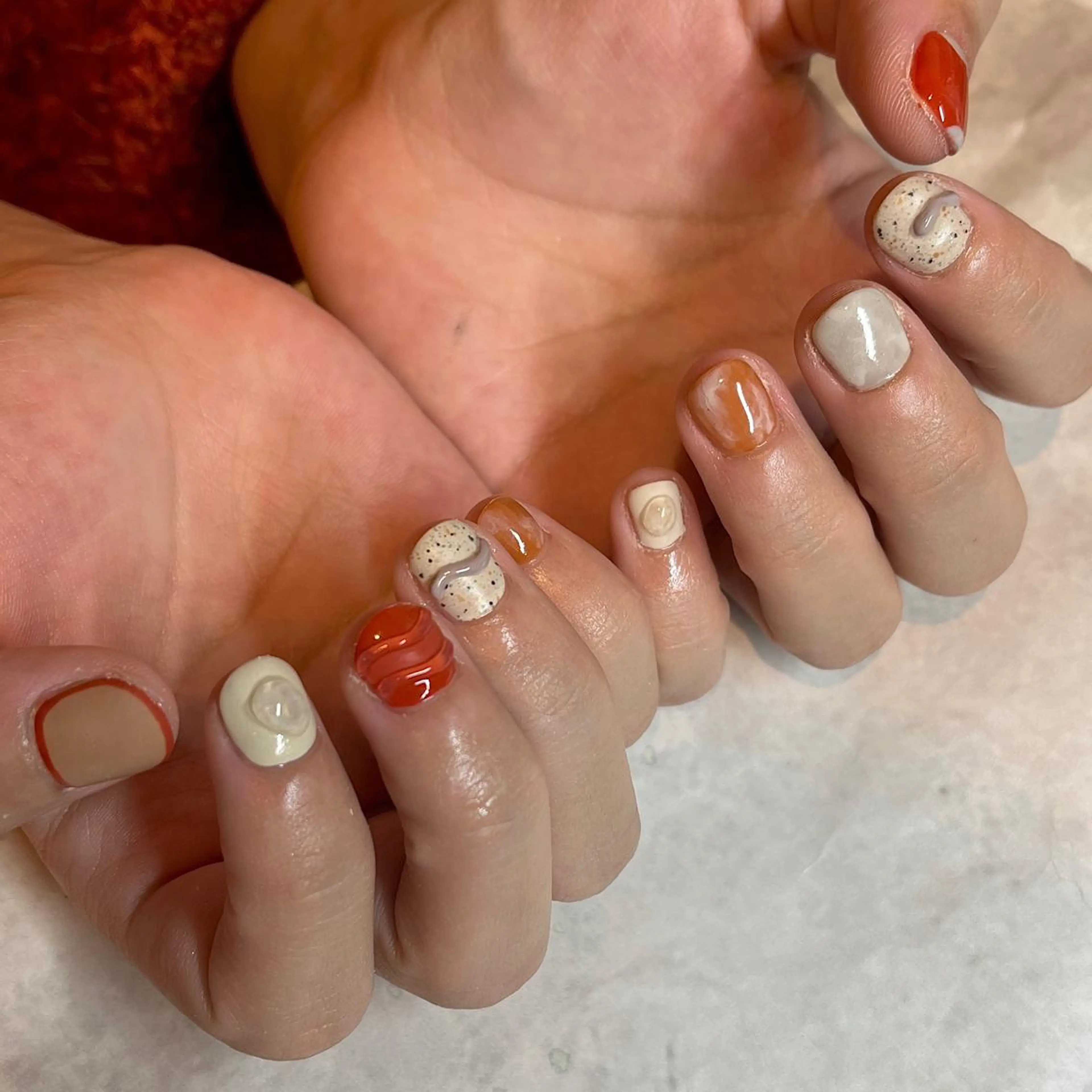 ネイル 持ち込み フリーランス¨̮⃝ ネイリストOKADAのネイルデザイン