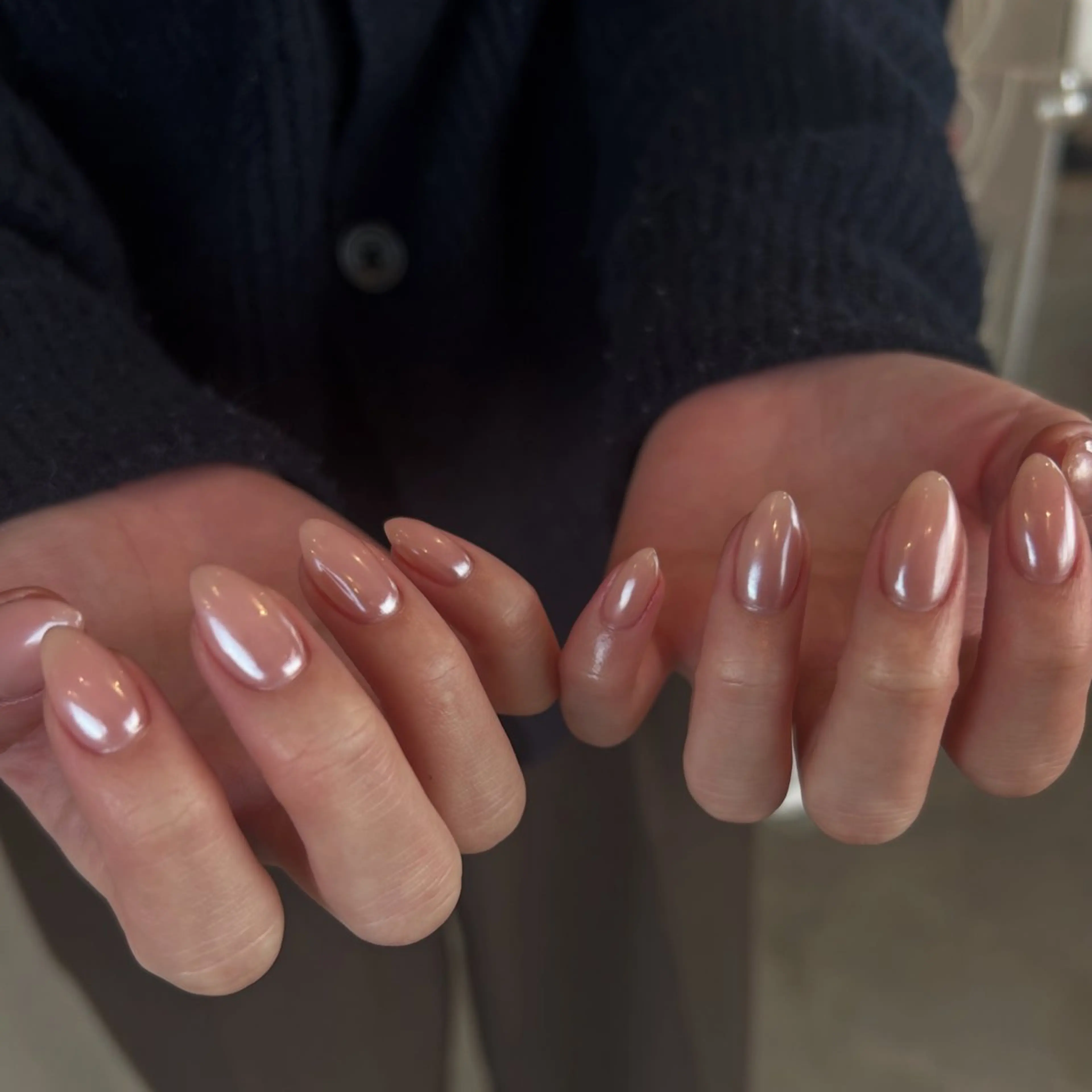 ネイル キラキラネイル ミラーネイル ワンカラーネイル tote. harunaのネイルデザイン