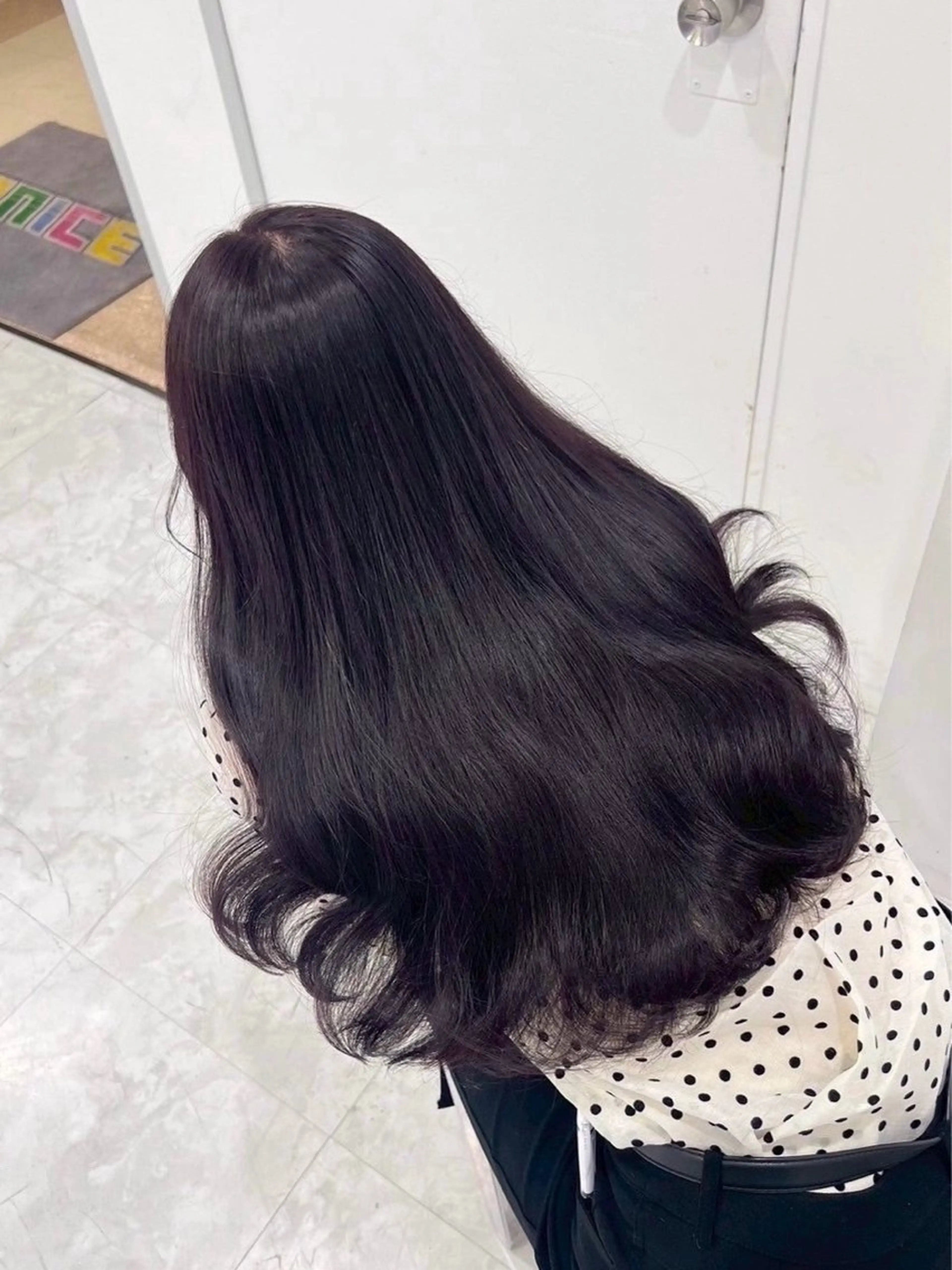 【ラベンダーワンカラー💖】透明感バグる💜色落ちまで可愛いモテ髪♡の写真