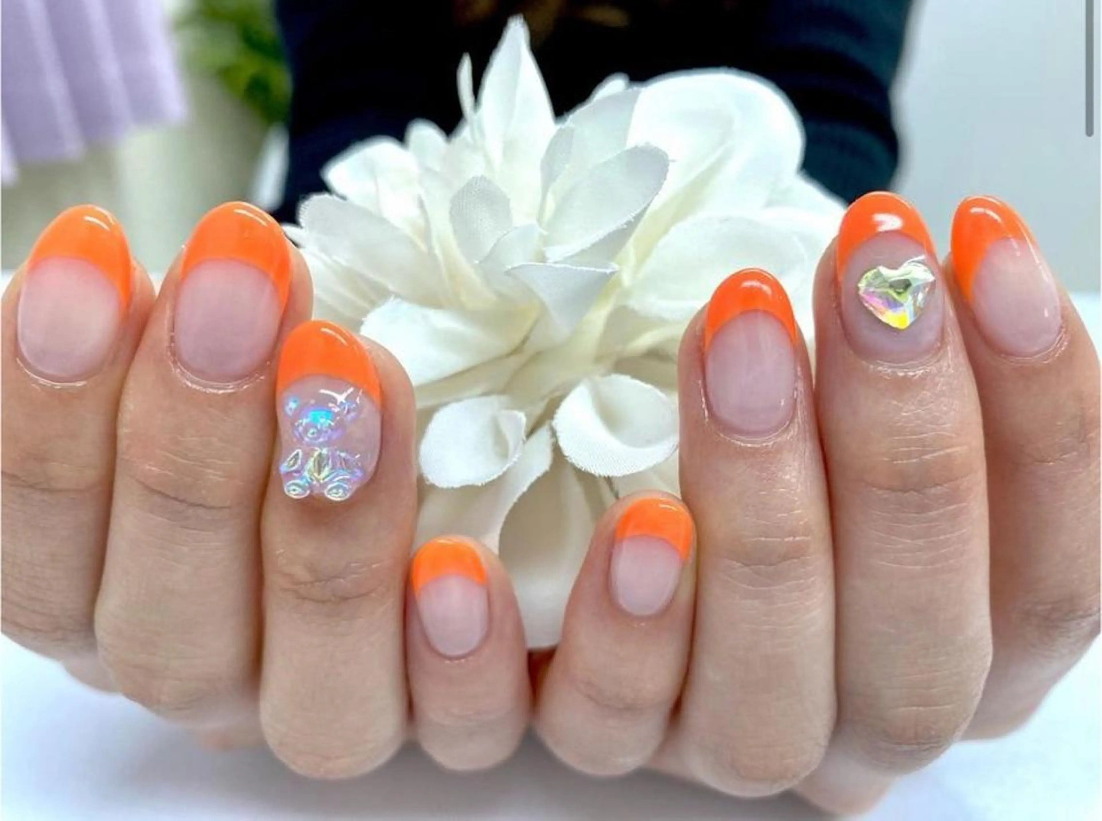 ネイル フレンチネイル ハンドネイル sharesalon PESCAのネイルデザイン