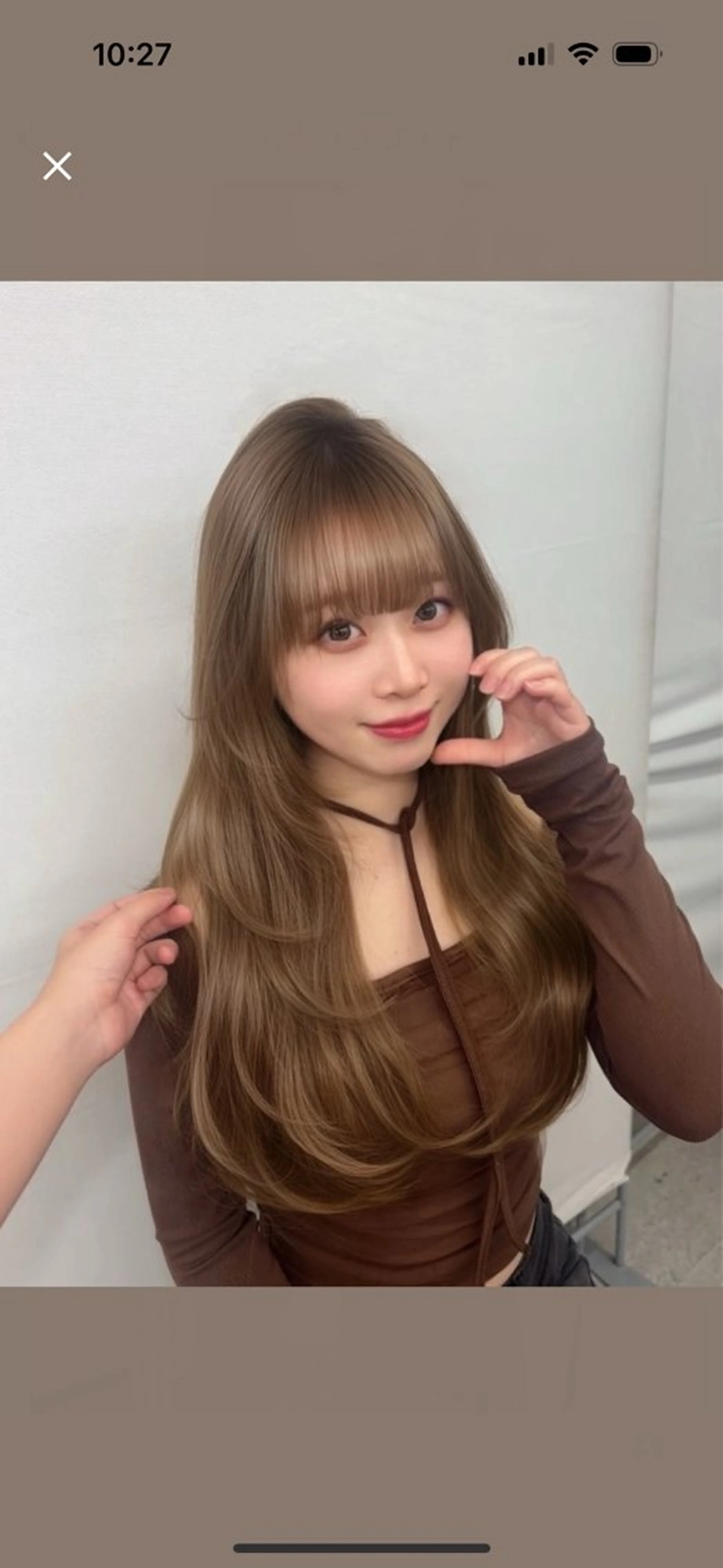 ロング 🎀 うる艶透明感 カラー / 錦糸町のヘアスタイル