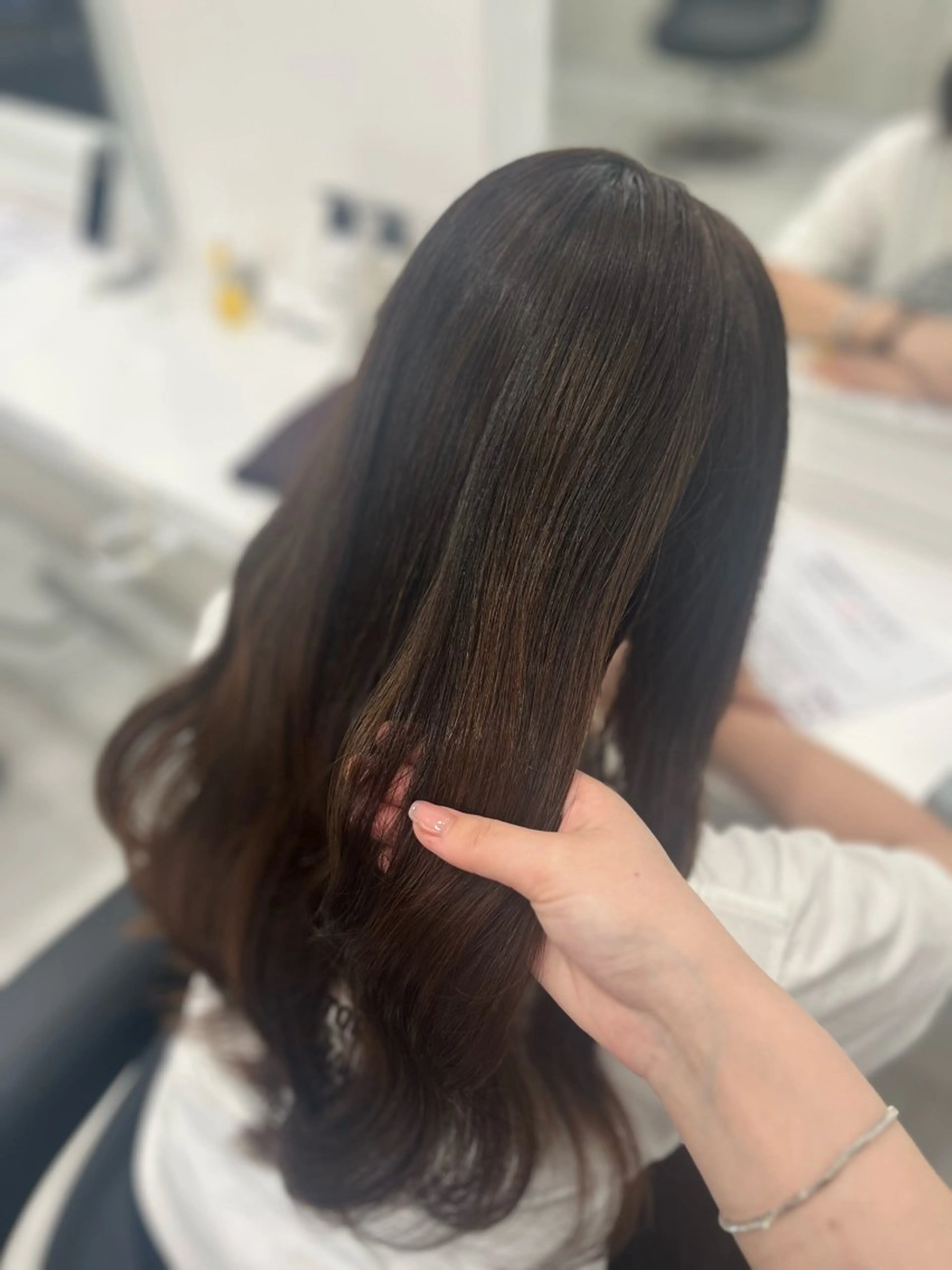 ロング カラー ヘアアレンジ 韓国メンズヘア 🪽maika🪽のヘアスタイル