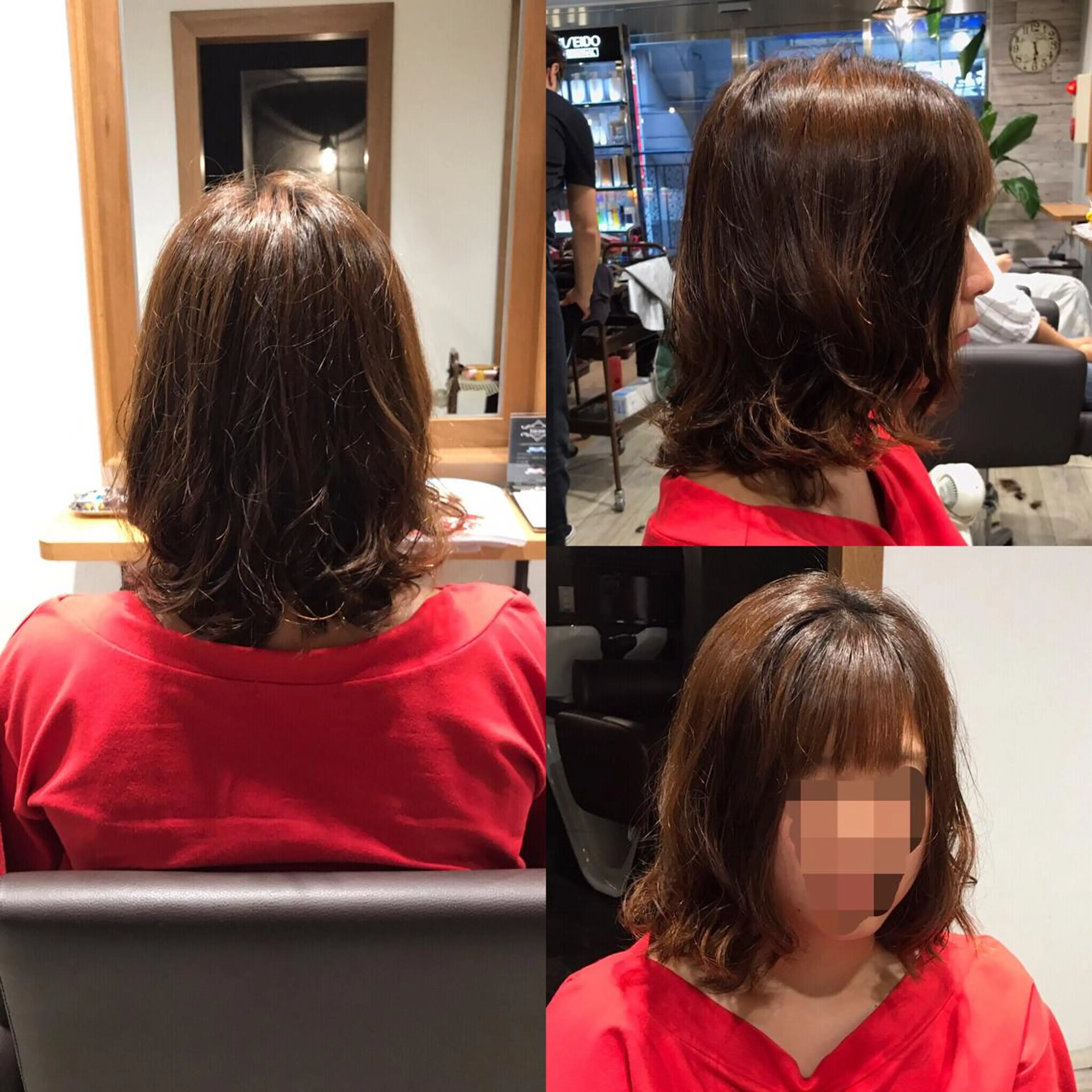 ミディアム パーマ デジタルパーマ TELA HAIR 幕張本郷店　千尋のヘアスタイル