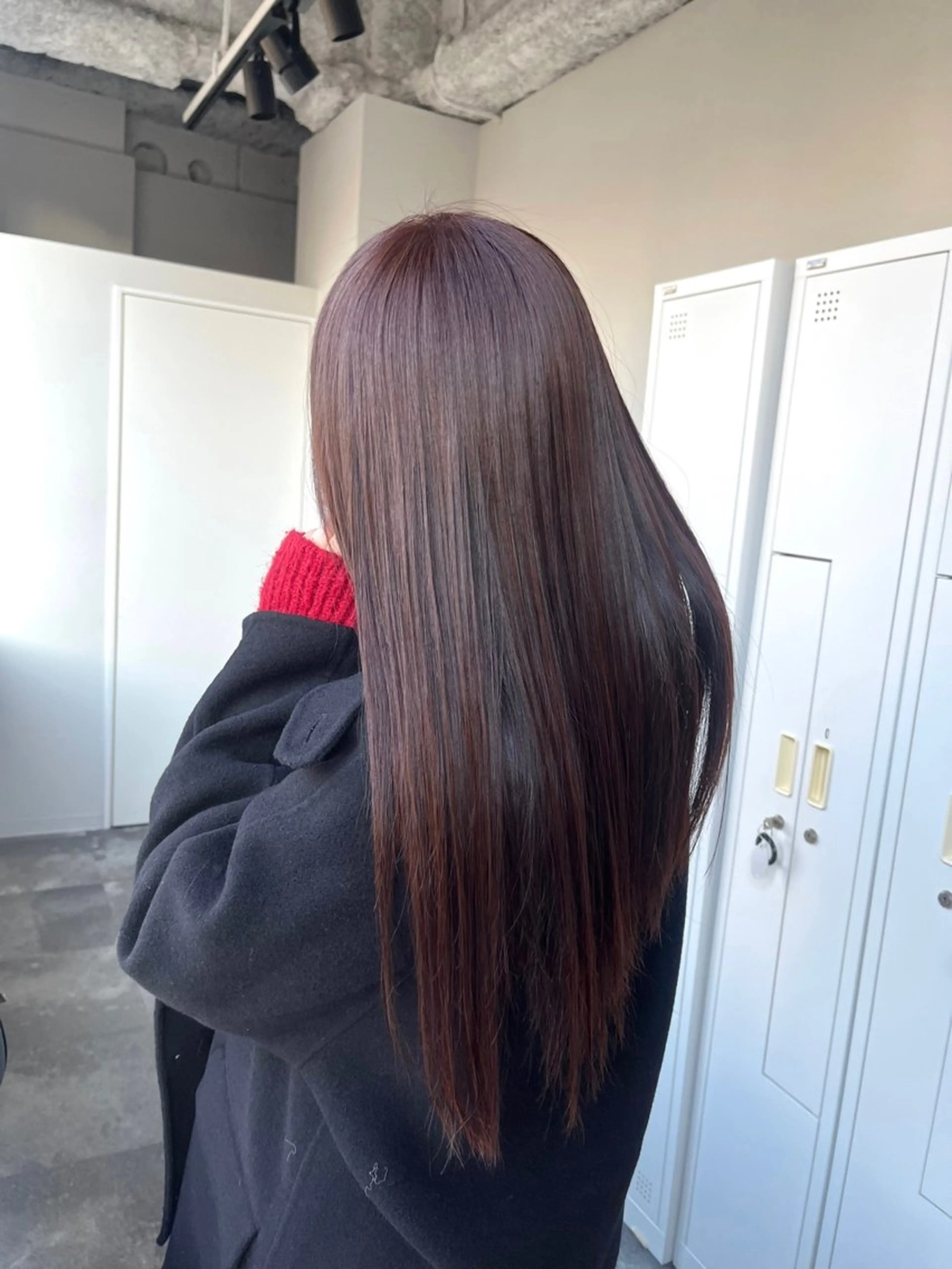 ロング カラー 韓国風style ❤︎　古庄美月のヘアスタイル