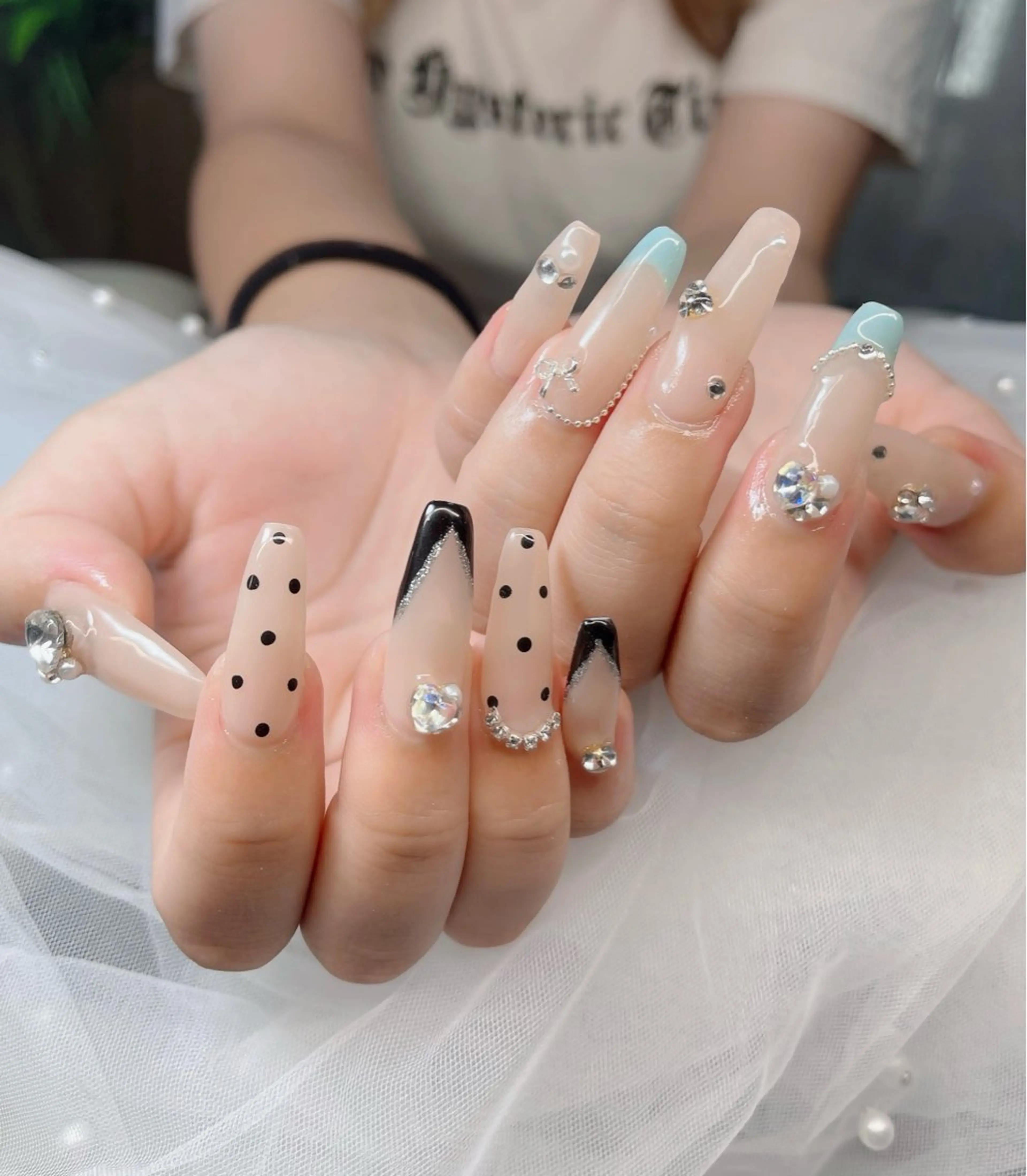 ネイル ハイネイル 自宅サロンのネイルデザイン