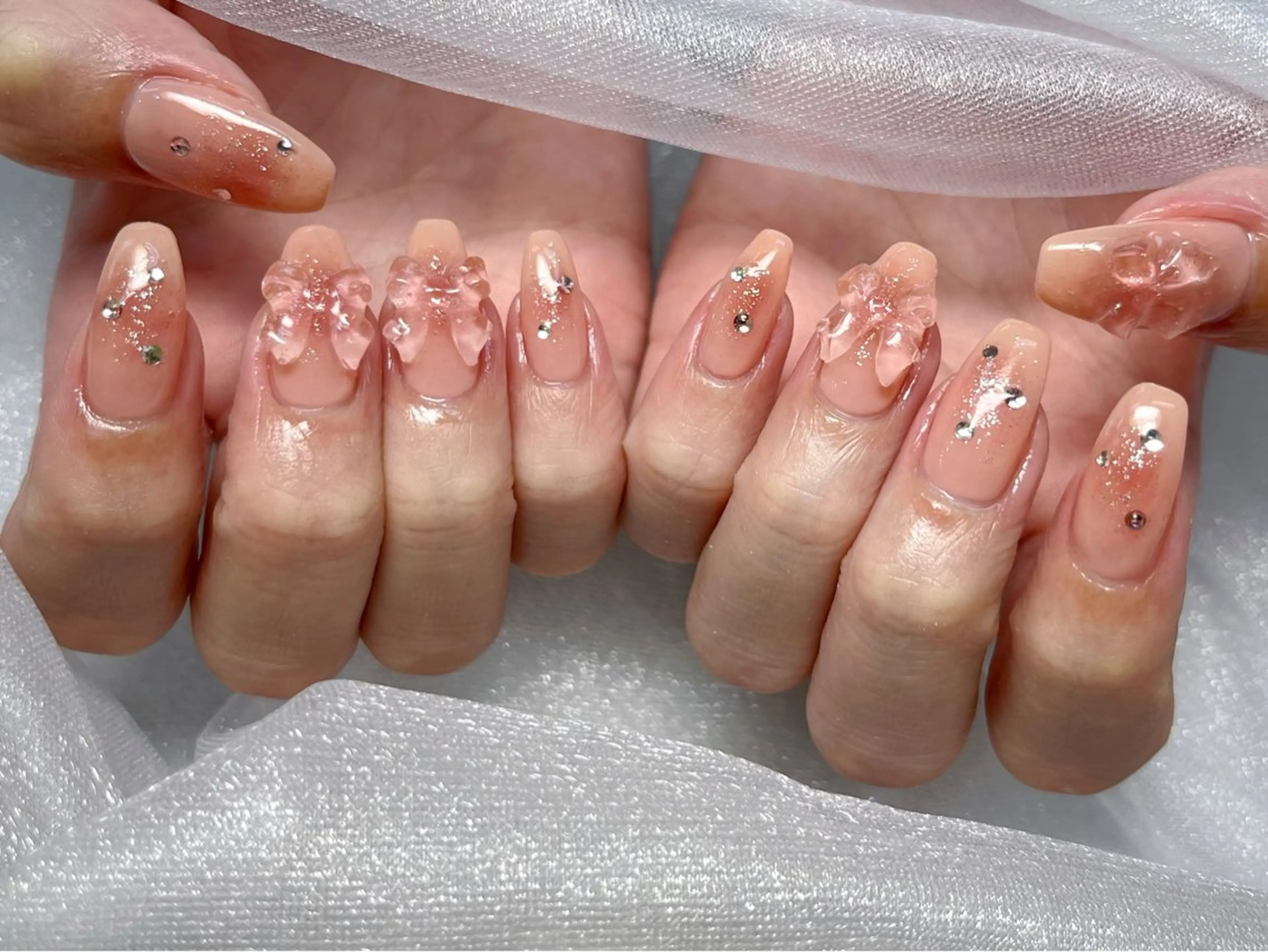 ネイル ハンドネイル Queennail 北堀江Yumiのネイルデザイン