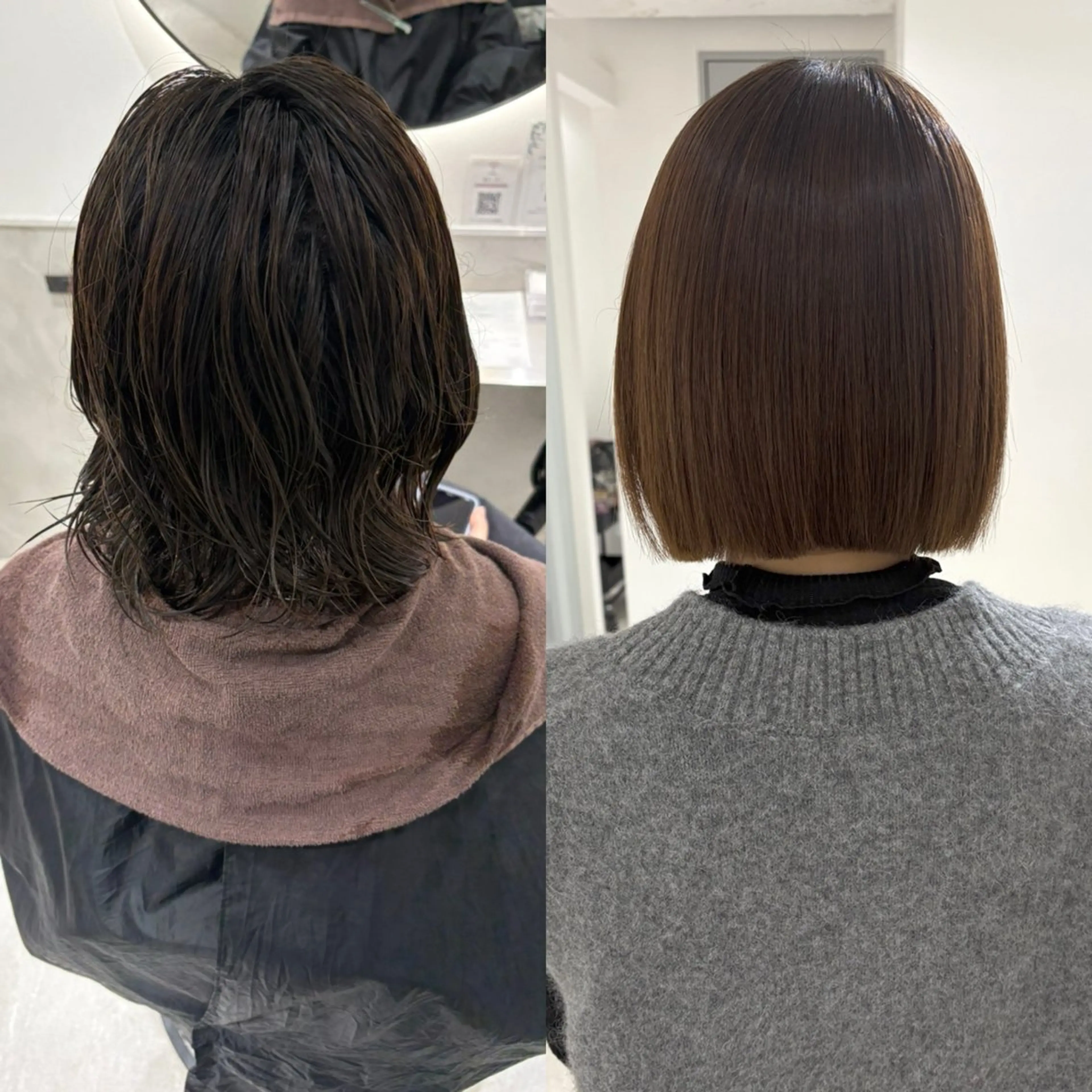 ショート カット 縮毛矯正 トリートメント 銀座No.1髪質改善 縮毛矯正/本木のヘアスタイル