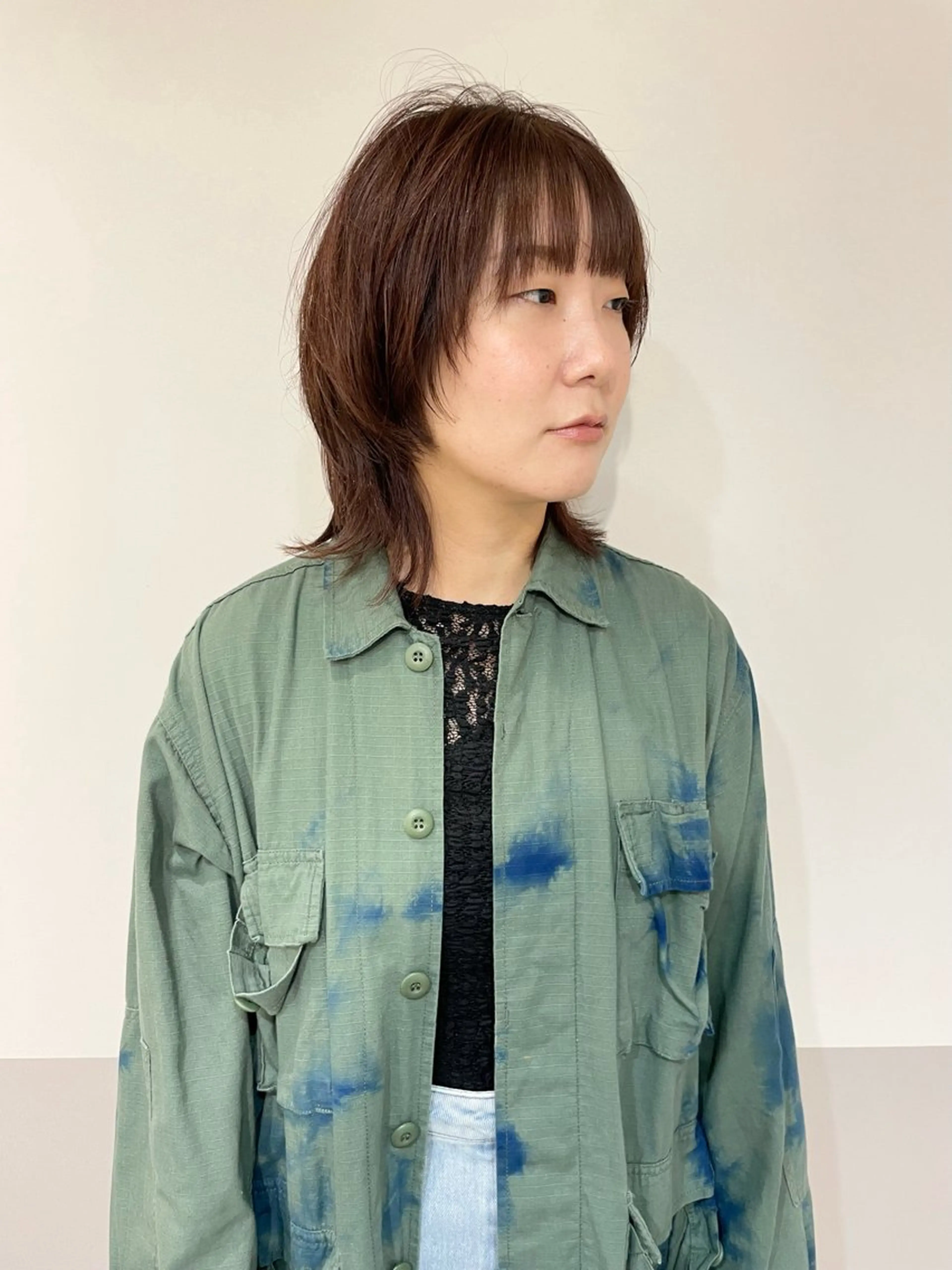 ミディアム カラー ヘアアレンジ ボブ/ミニボブ/ 立河今日子のヘアスタイル