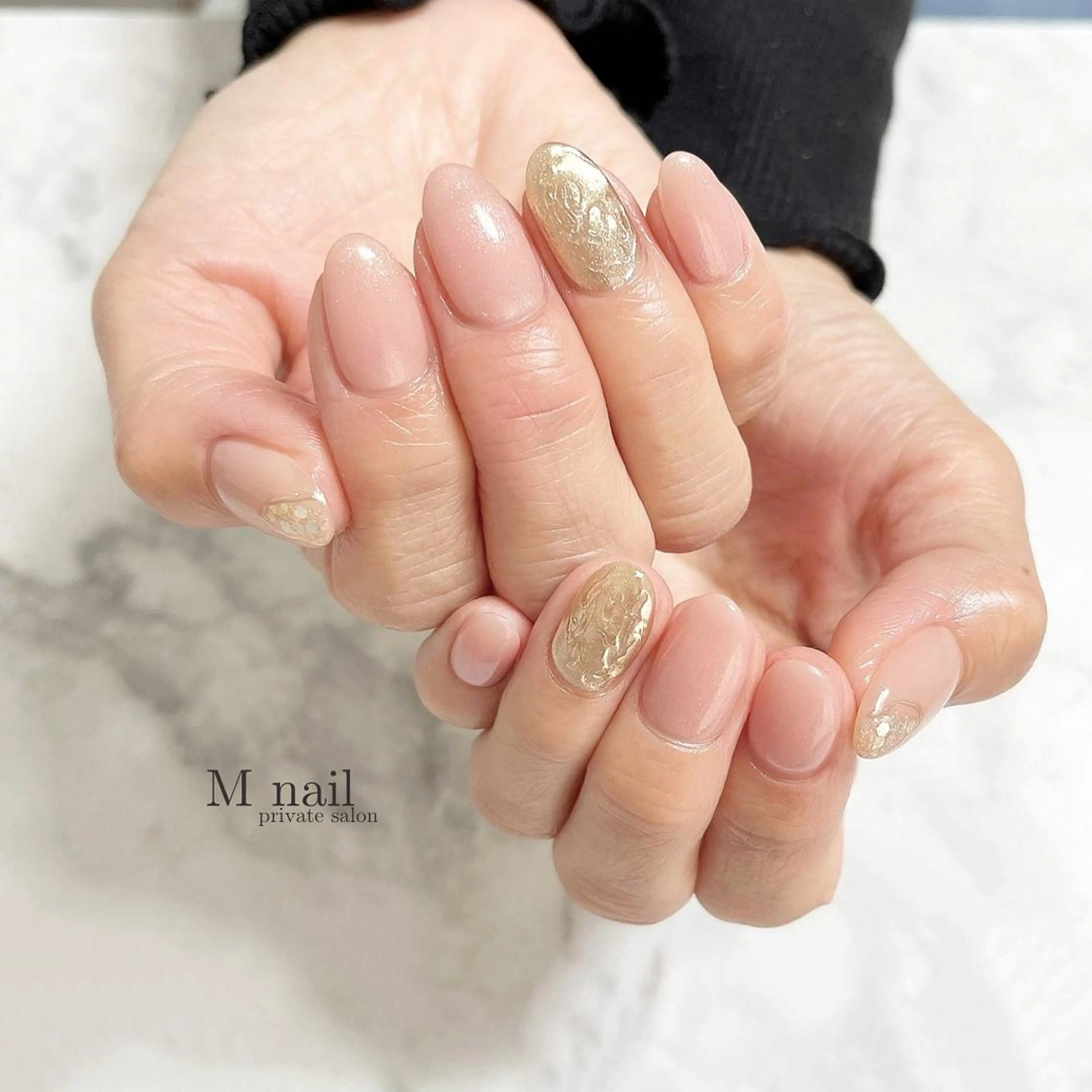 ネイル 持ち込み ハンドネイル M nailのネイルデザイン