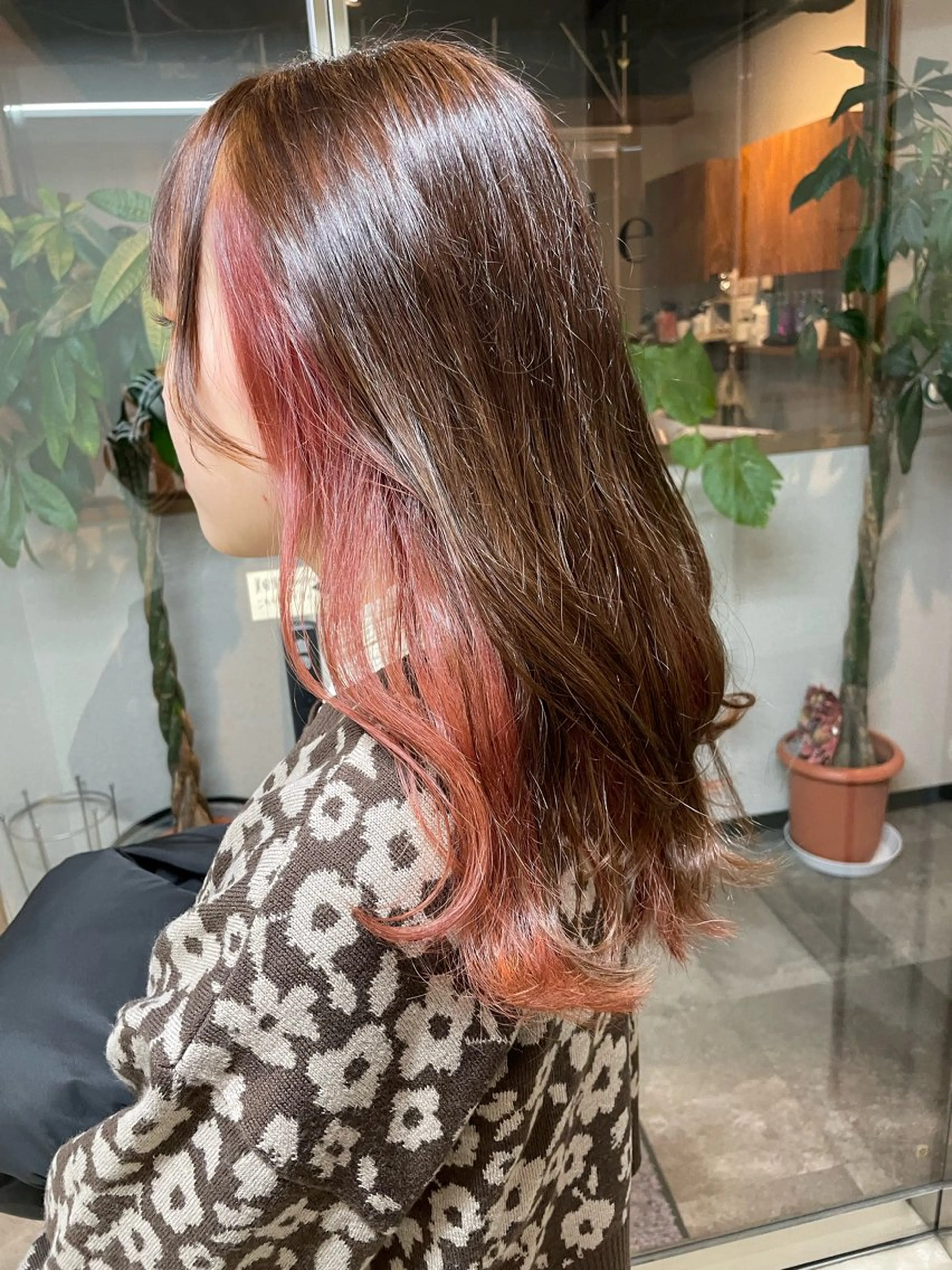 ミディアム カラー インナーカラー ヘアカラー トリートメント 髪質改善/ブリーチ 田代 龍我のヘアスタイル