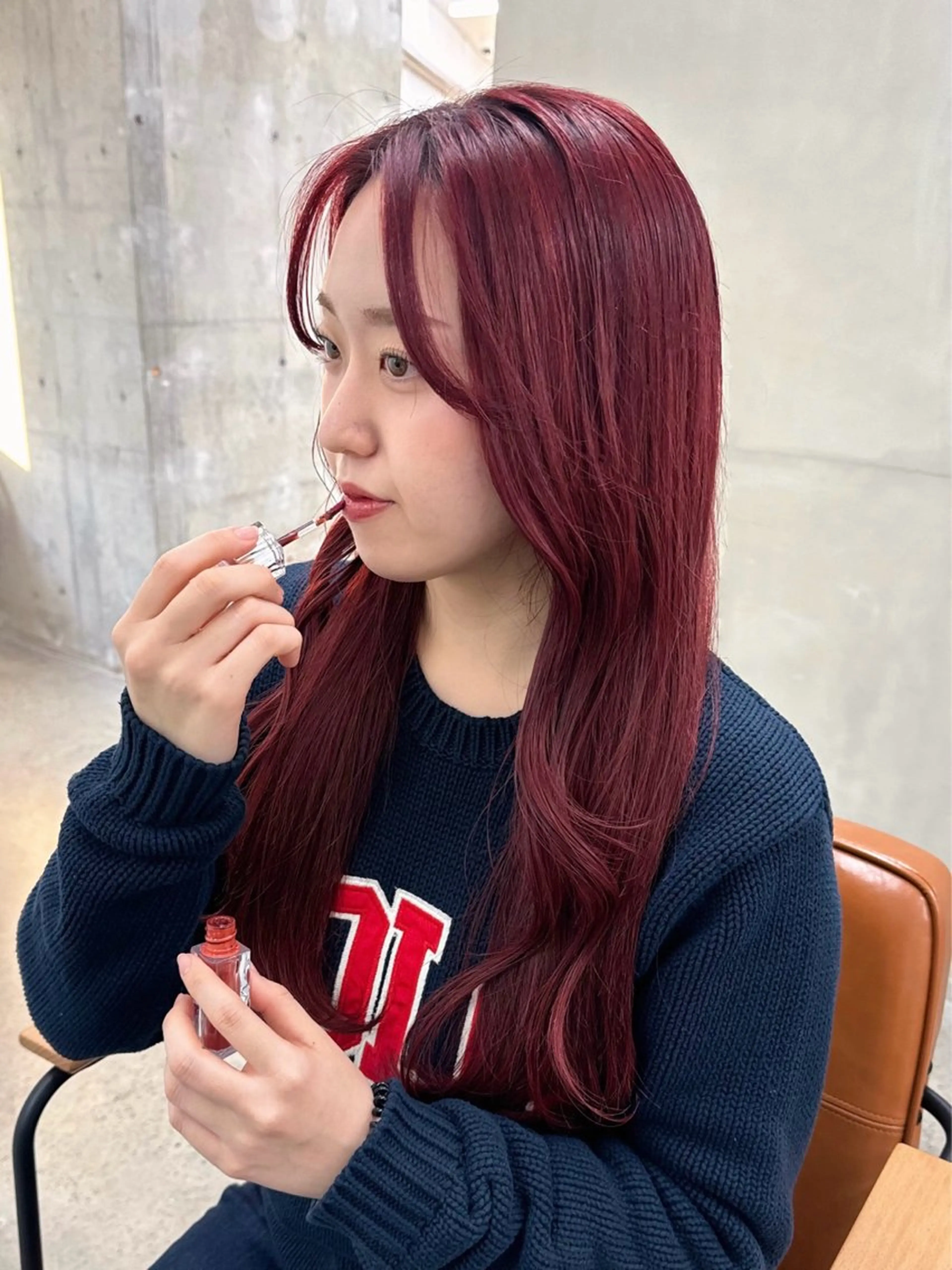 カラー ボブ/レイヤー/ グレージュ/moyuのヘアスタイル