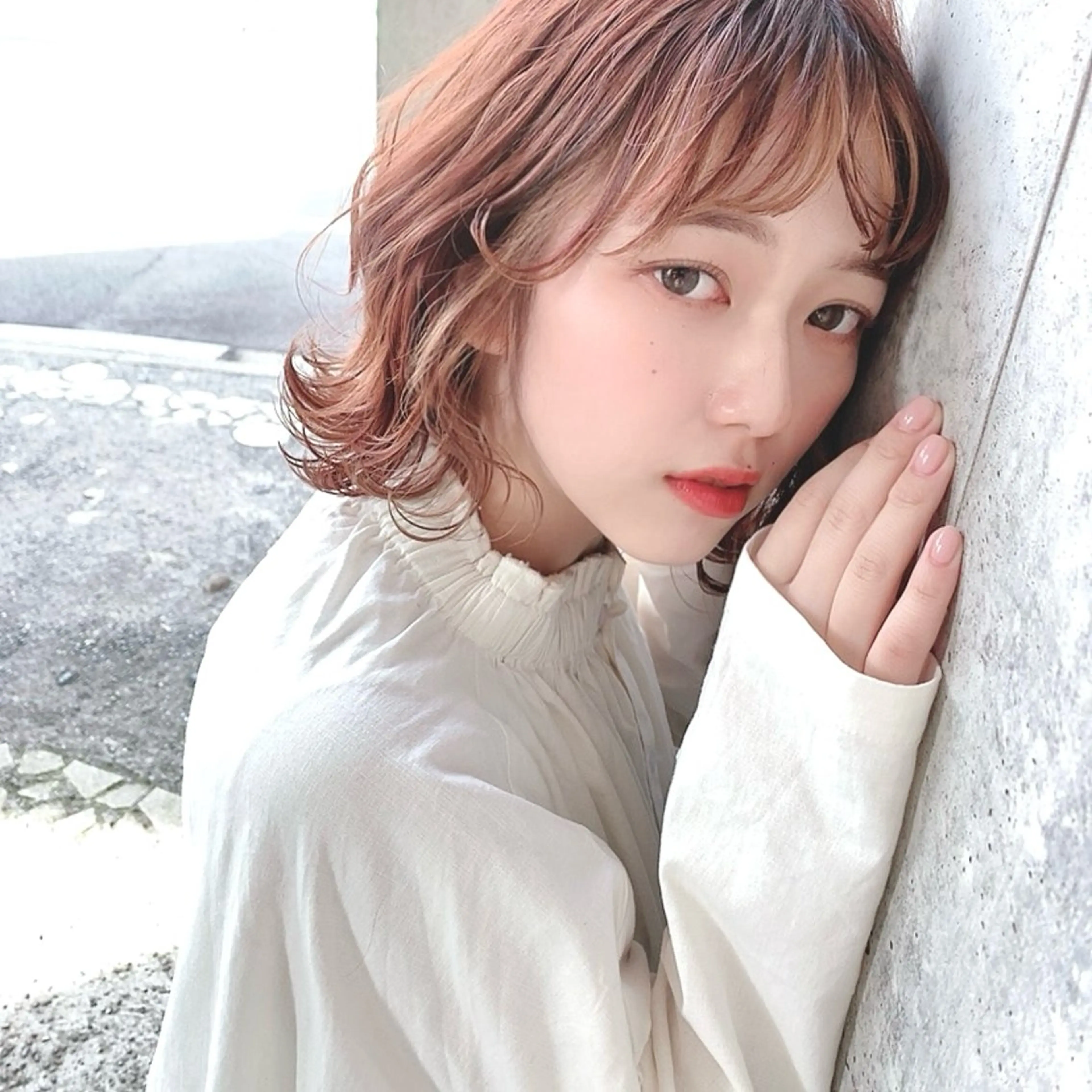 ミディアム 及川 光のヘアスタイル