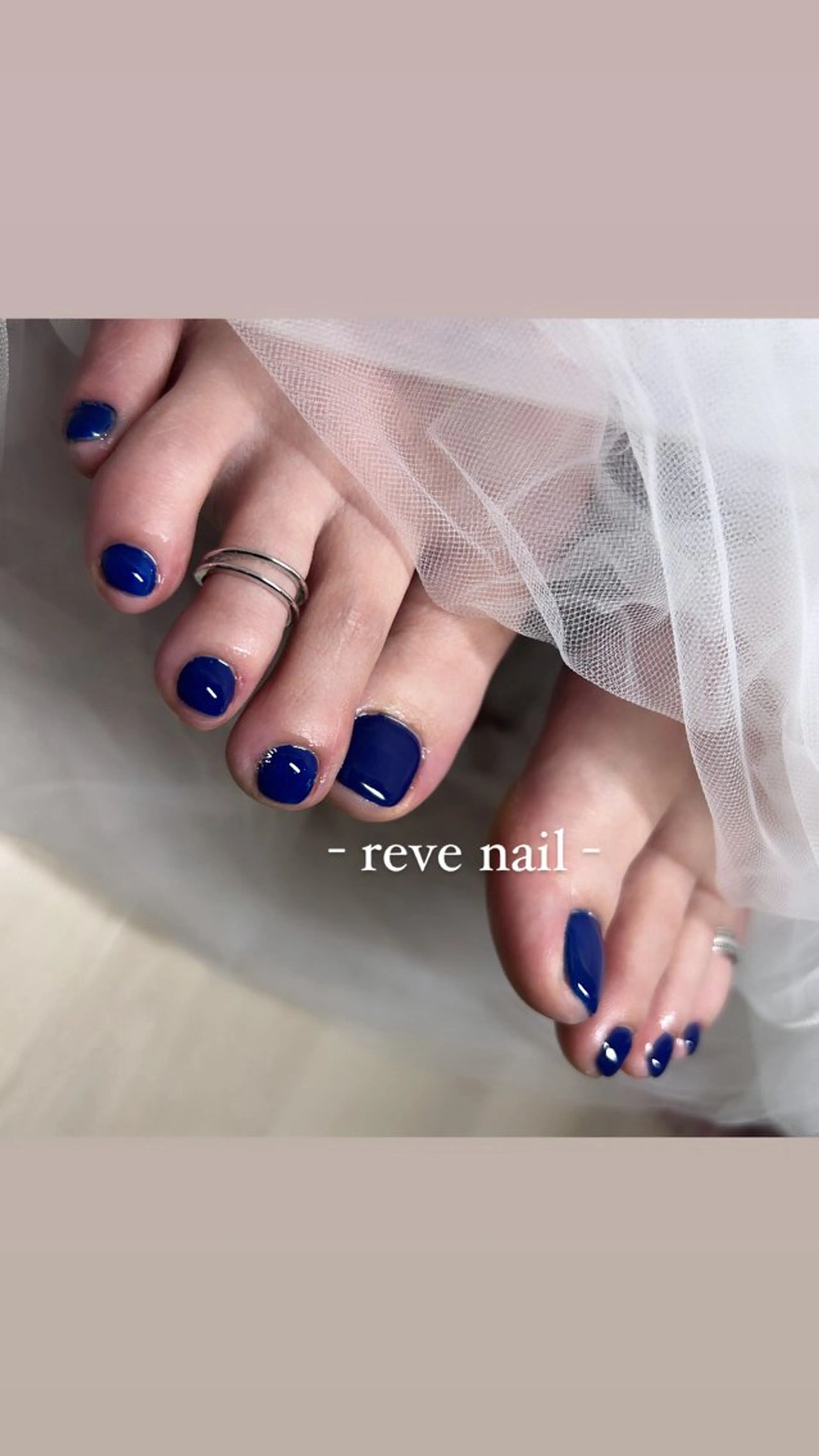 ネイル フットネイル 門真市 三ツ島 reve nailのネイルデザイン