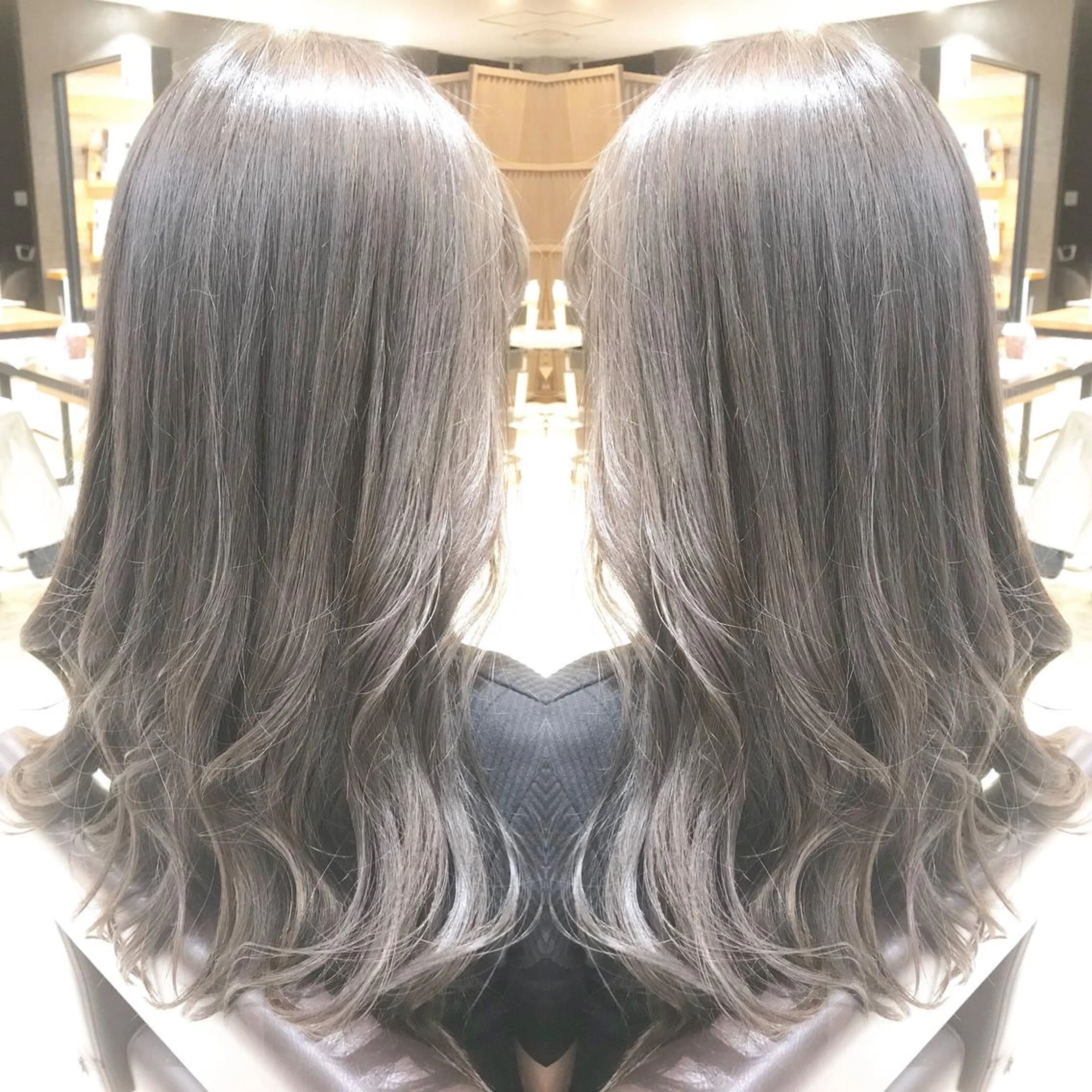 ロング カラー パーマ ヘアアレンジ メンズ キッズ ネイル マツエク・マツパ メンズブリーチ ブリーチ ヘアカラー トリートメント EnBlesS西宮 マンツーマン神道有基のヘアスタイル