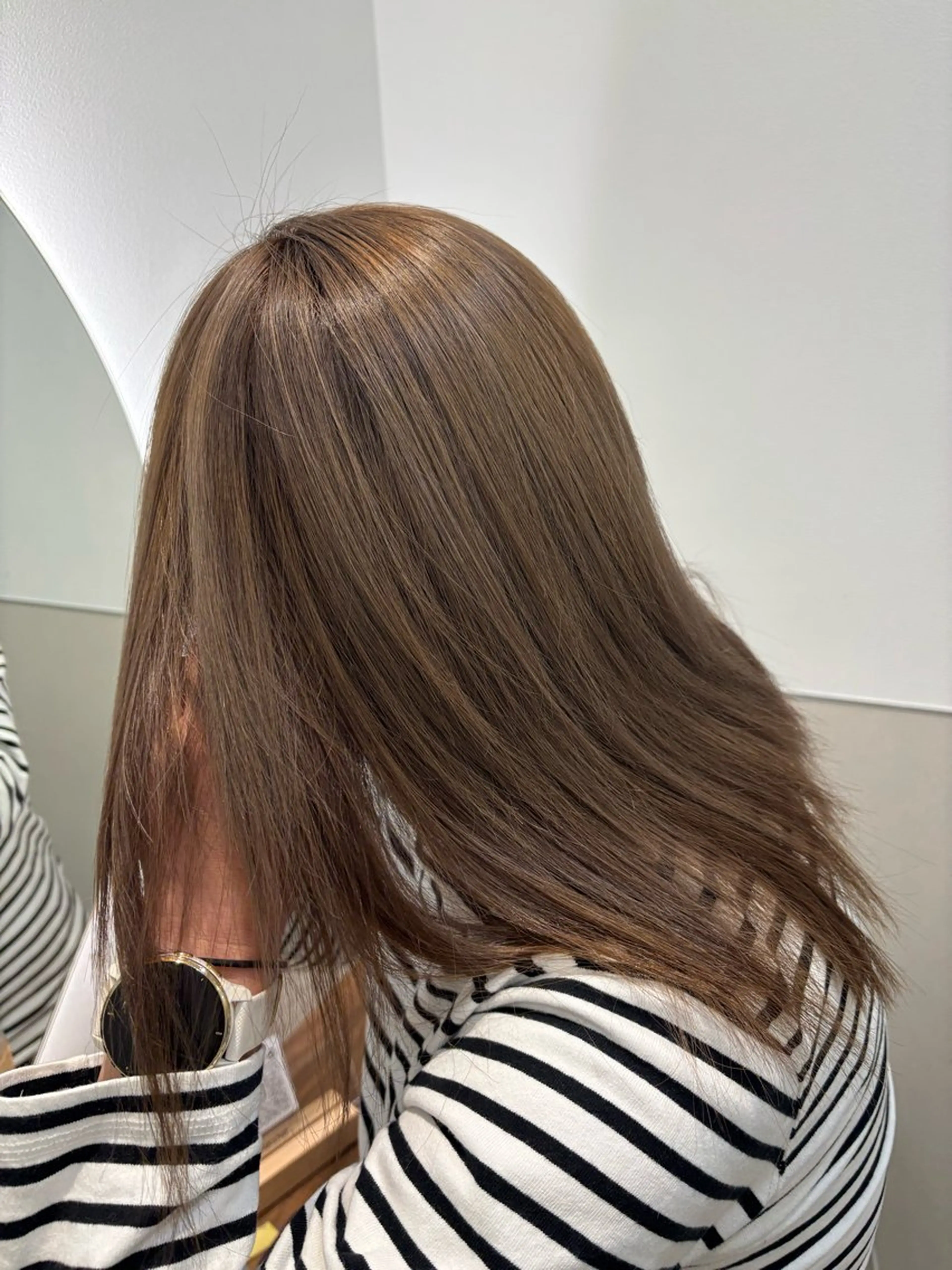 セミロング カラー ヘアカラー SALOWIN 岡山店所属・SALOWIN / manaka 🪽のヘアスタイル