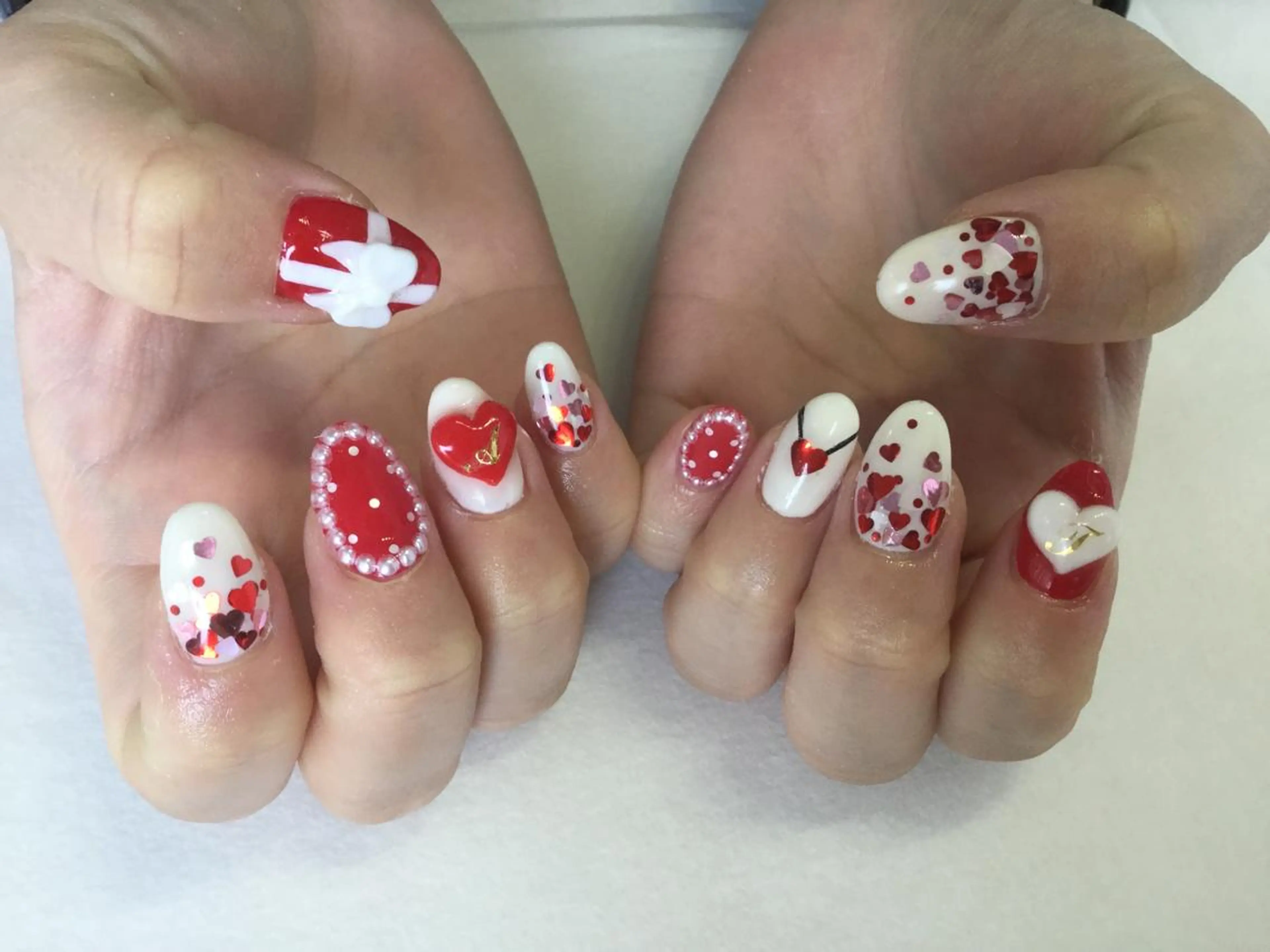 ネイル ハンドネイル 💎🐰 saki. m 🐰💎のネイルデザイン