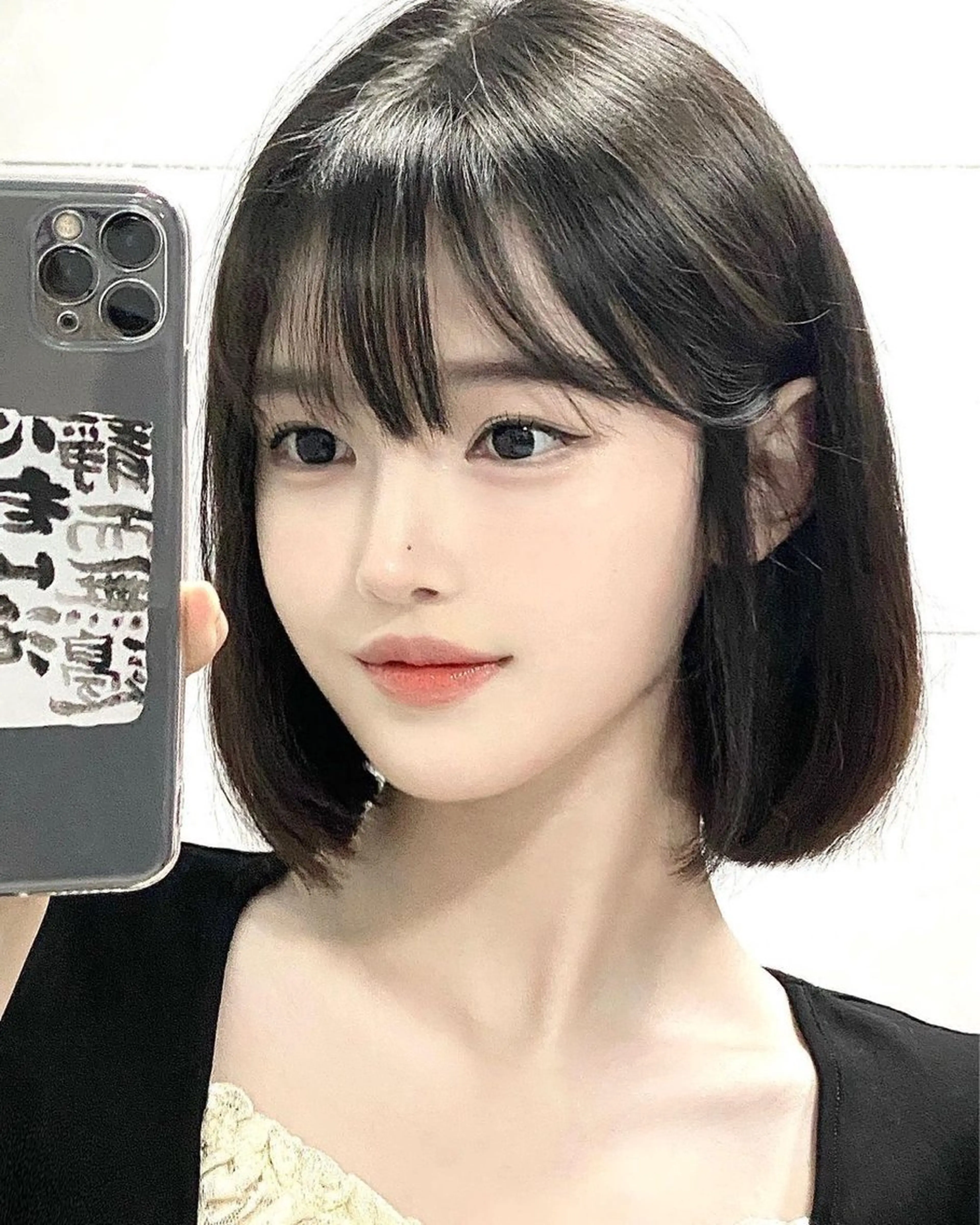 ミディアム カラー パーマ ボブ ショートヘア原宿 fifth コシのヘアスタイル
