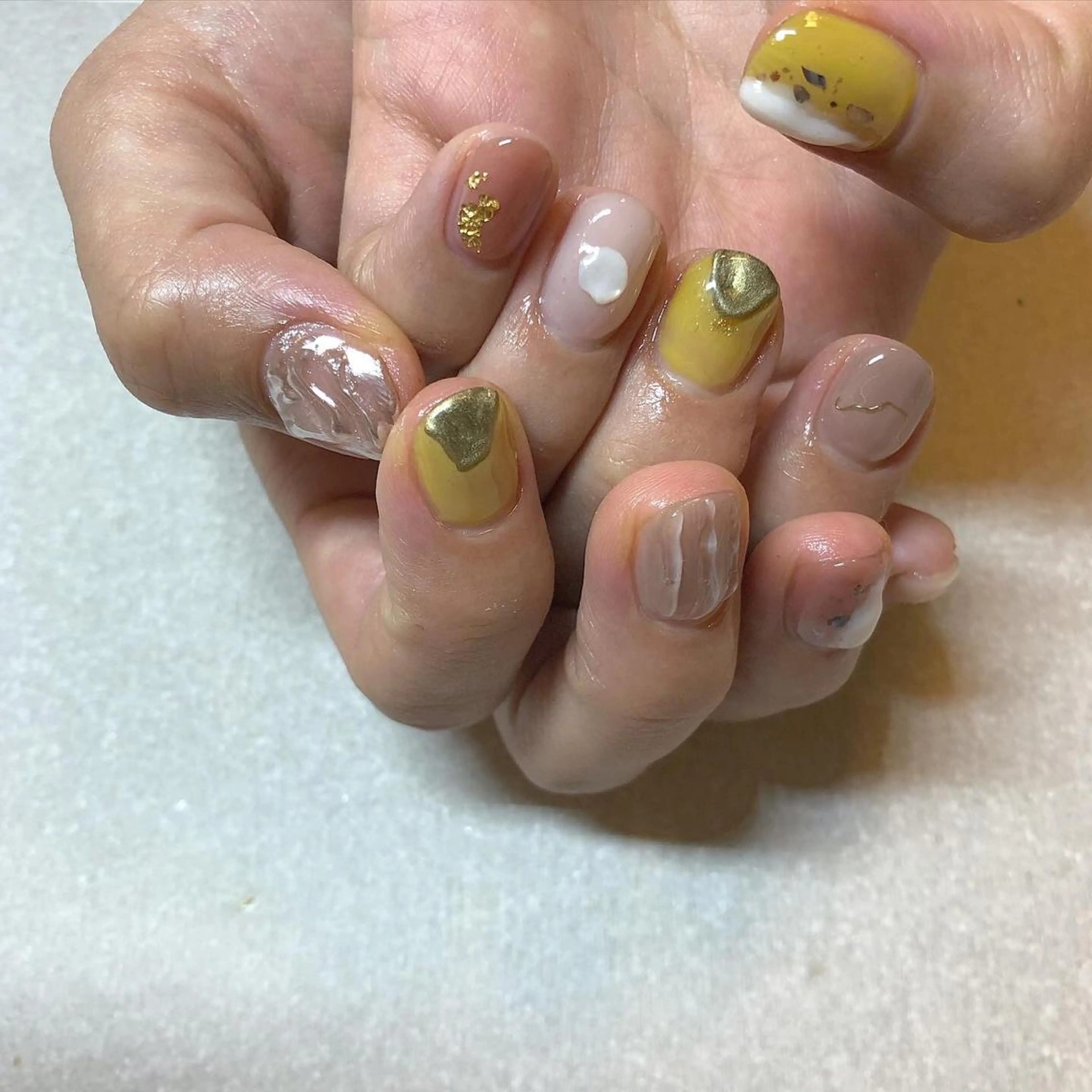 ネイル ニュアンスネイル nail salon granveilのネイルデザイン