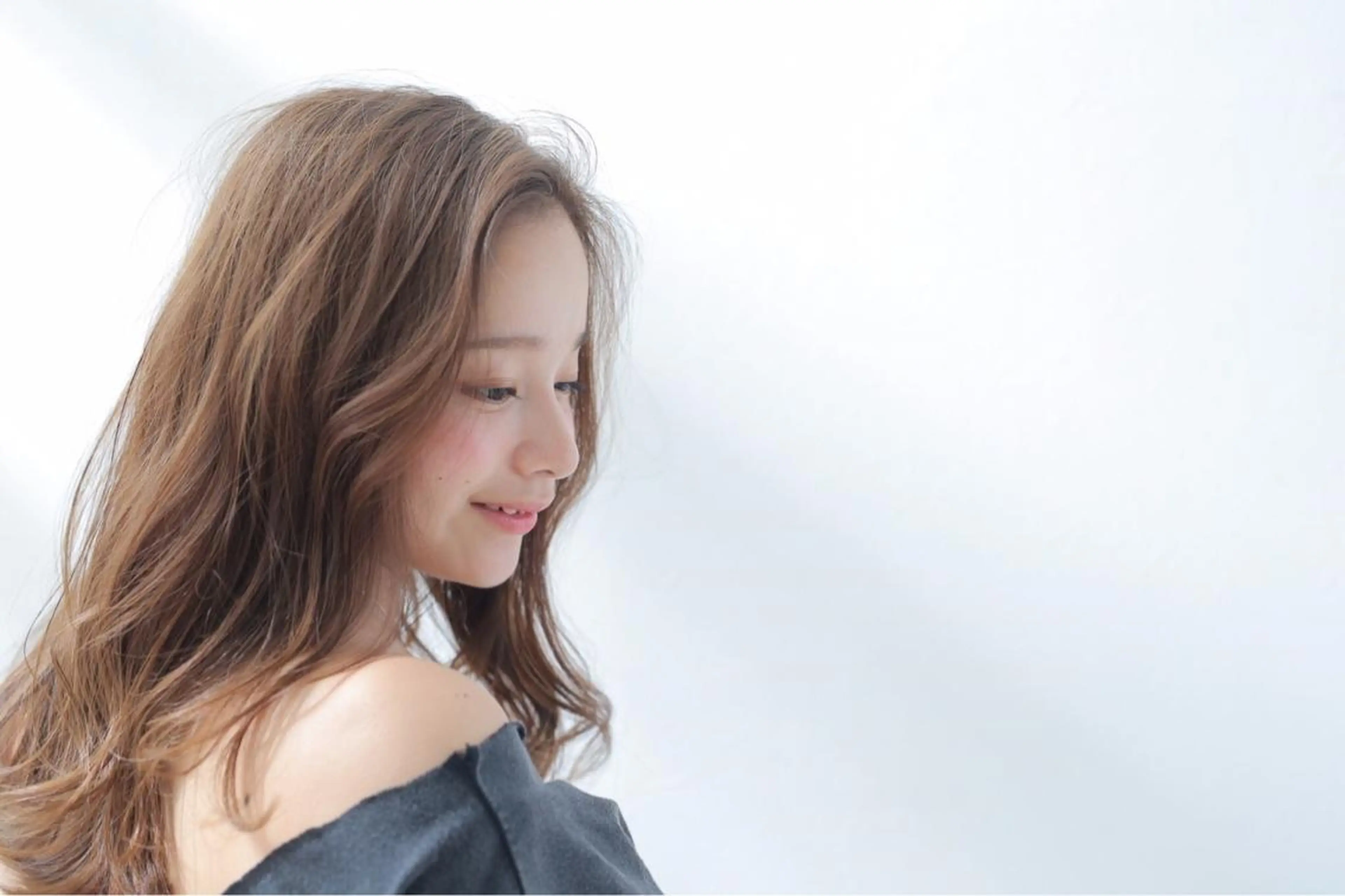 ロング ハイライト 髪質改善 小顔カット LEVIJU hair所属・韓国ヘア🕊村上 ののこ🕊のヘアスタイル