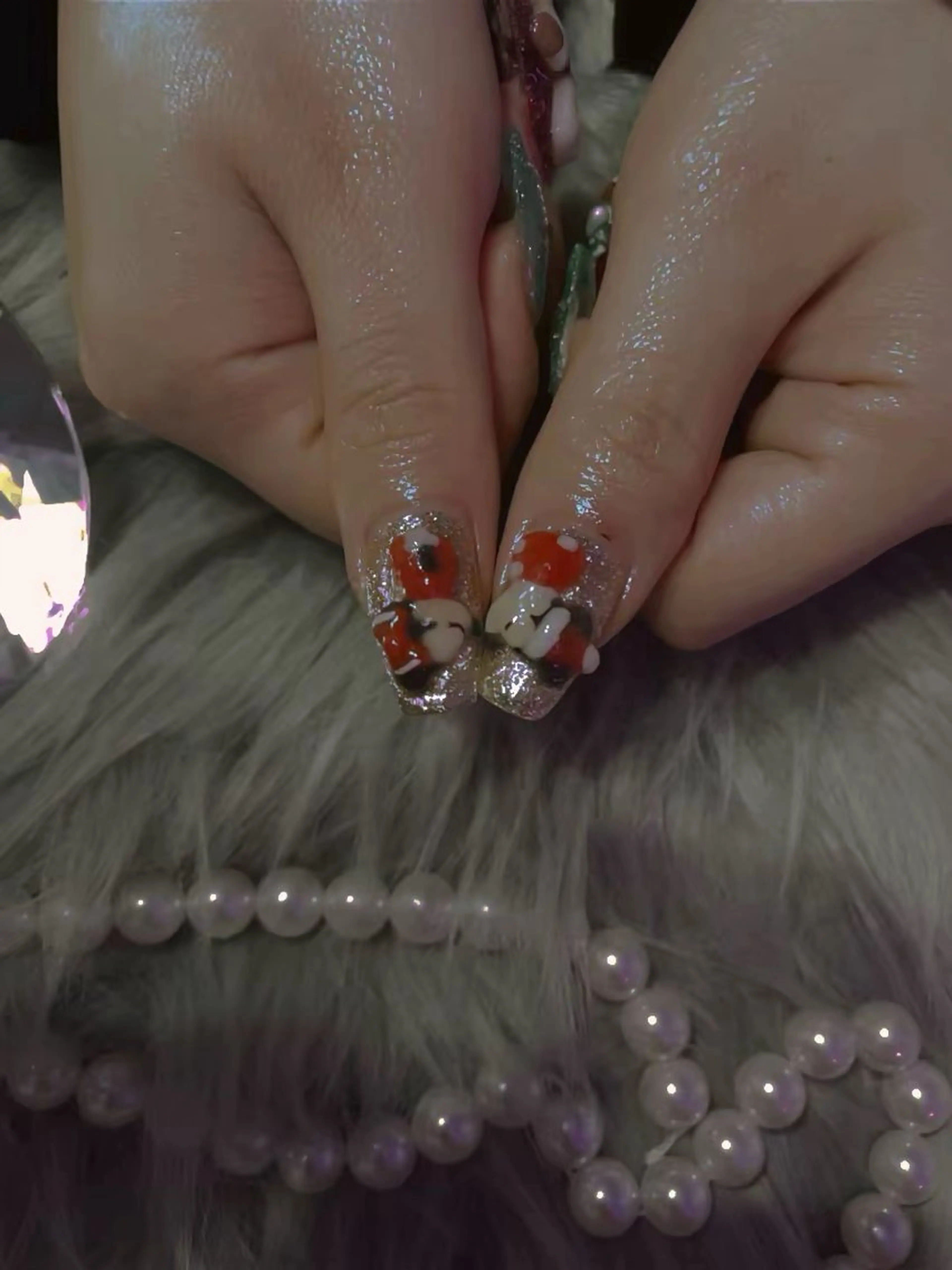 ネイル 冬ネイル クリスマス Lani ♡のネイルデザイン