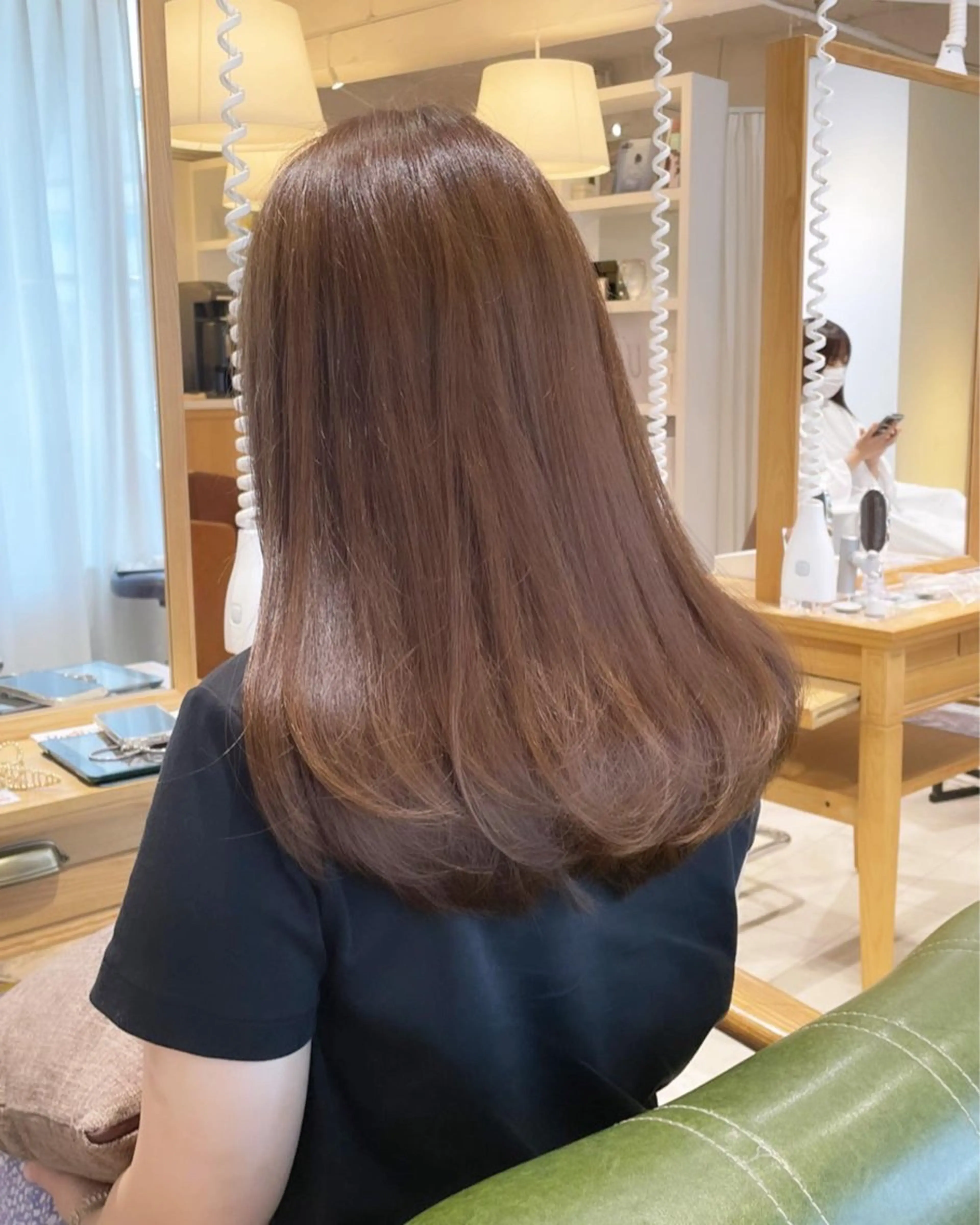 ミディアム カラー パーマ アクアカラー ブリーチ ケアカラー 髪質改善 韓国風ヘア カット ヘアカラー トリートメント eins.hair所属・過去一の柔髪ヘア 🌿einshairのヘアスタイル