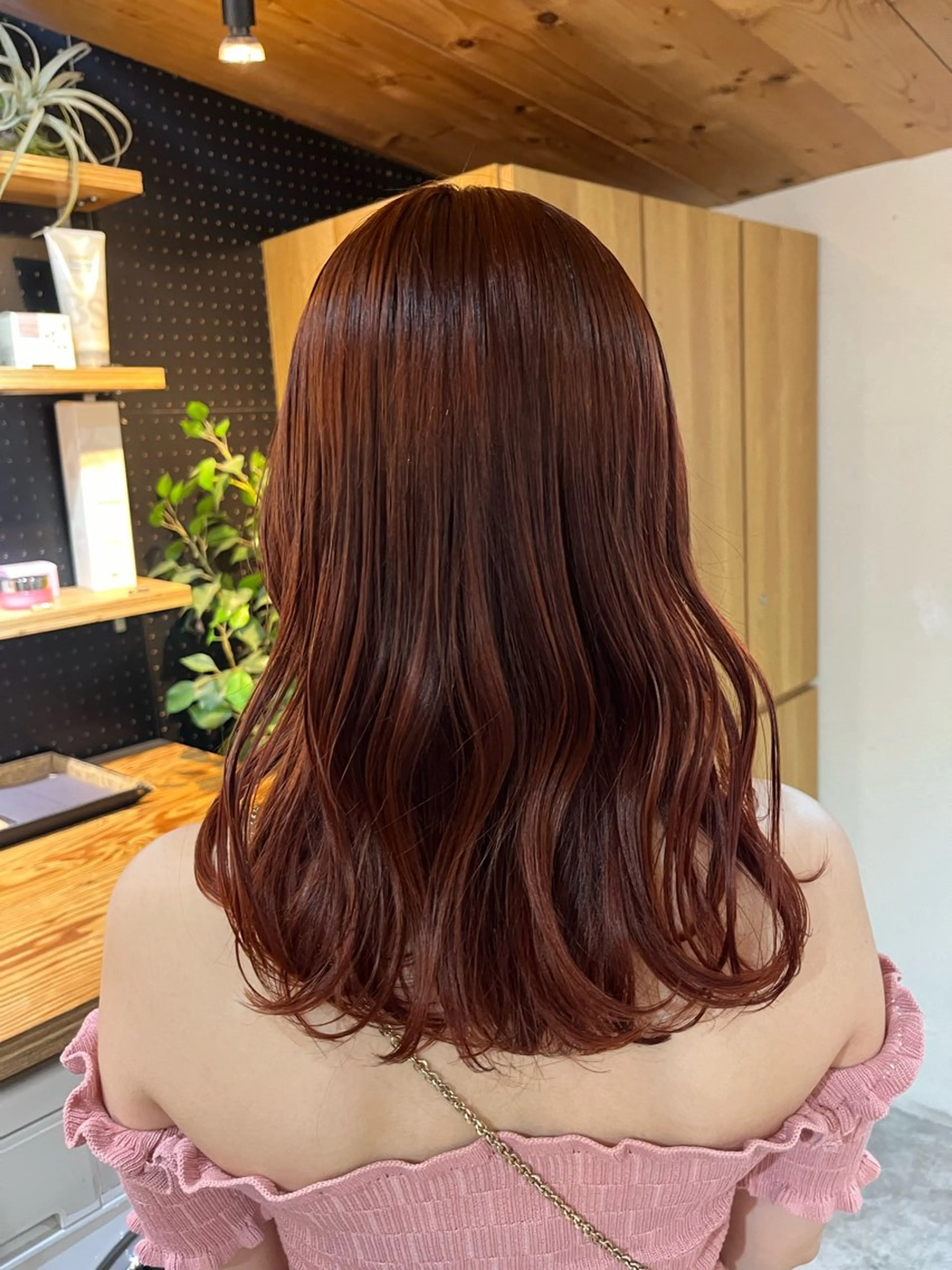 ミディアム カラー ヘアアレンジ ブリーチ ブリーチなしカラー 🫧透明感カラー/ ナルハ🫧のヘアスタイル
