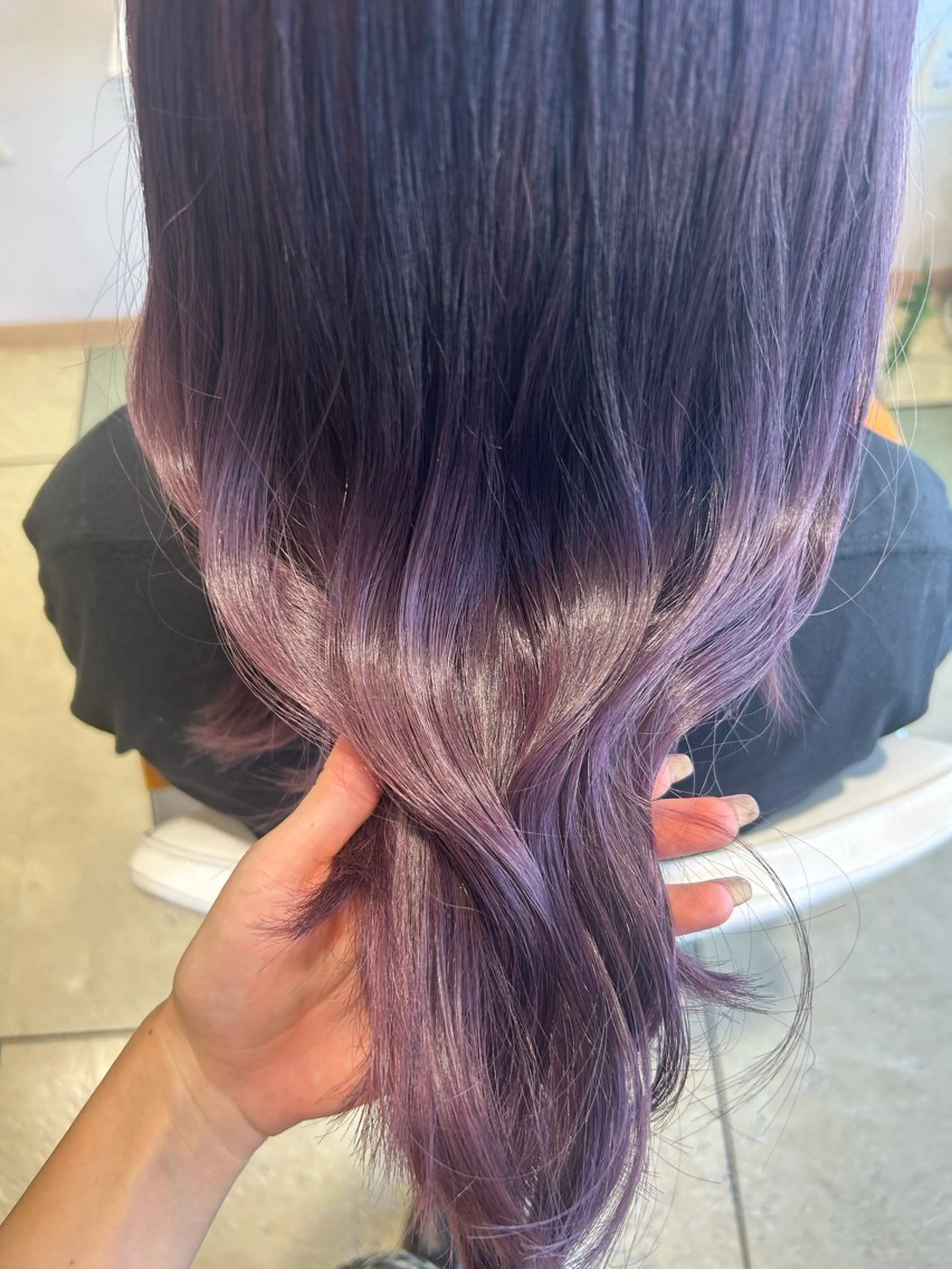 セミロング カラー 💙ルル💙 ハイトーン/レイヤーのヘアスタイル