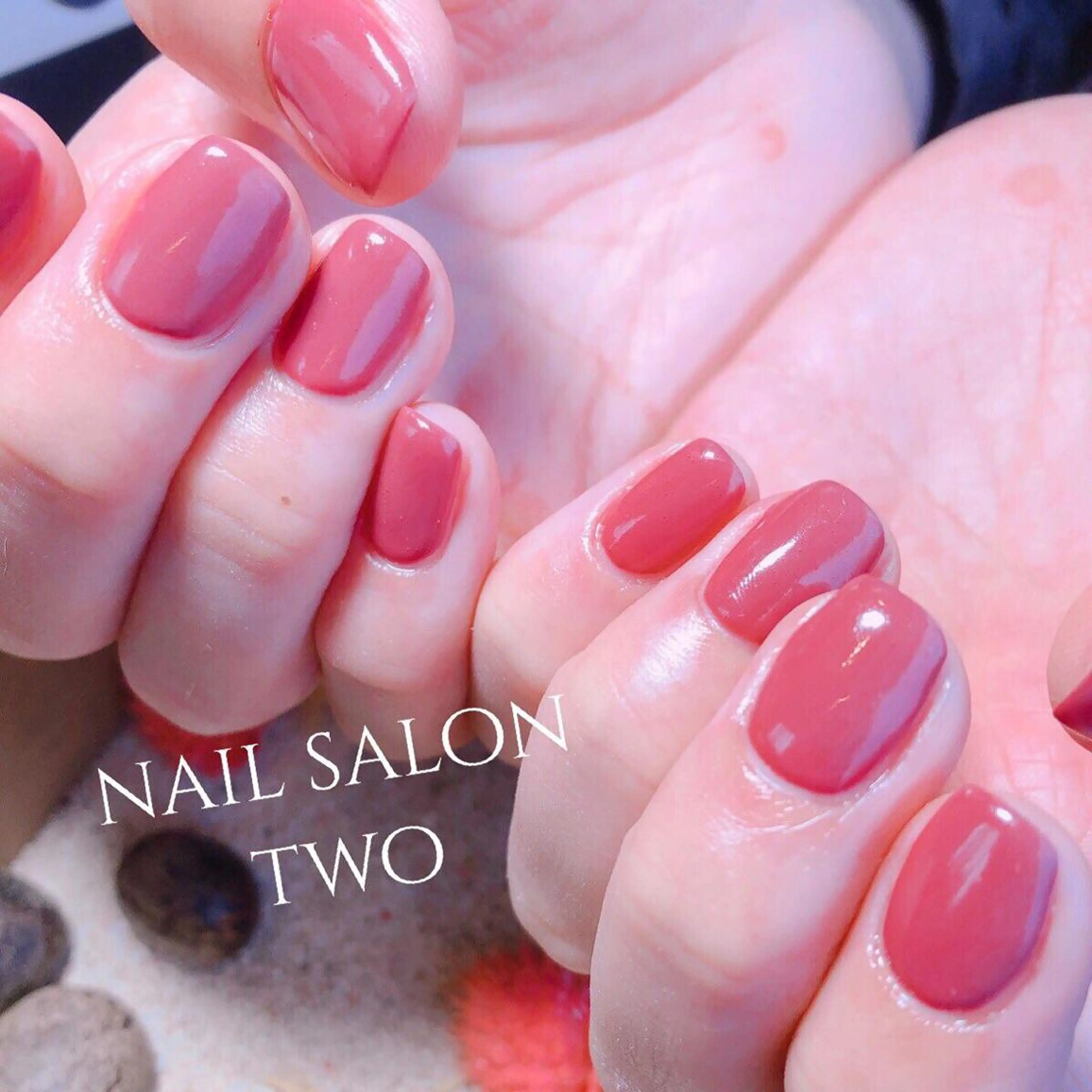 ネイル ワンカラーネイル two nailのネイルデザイン