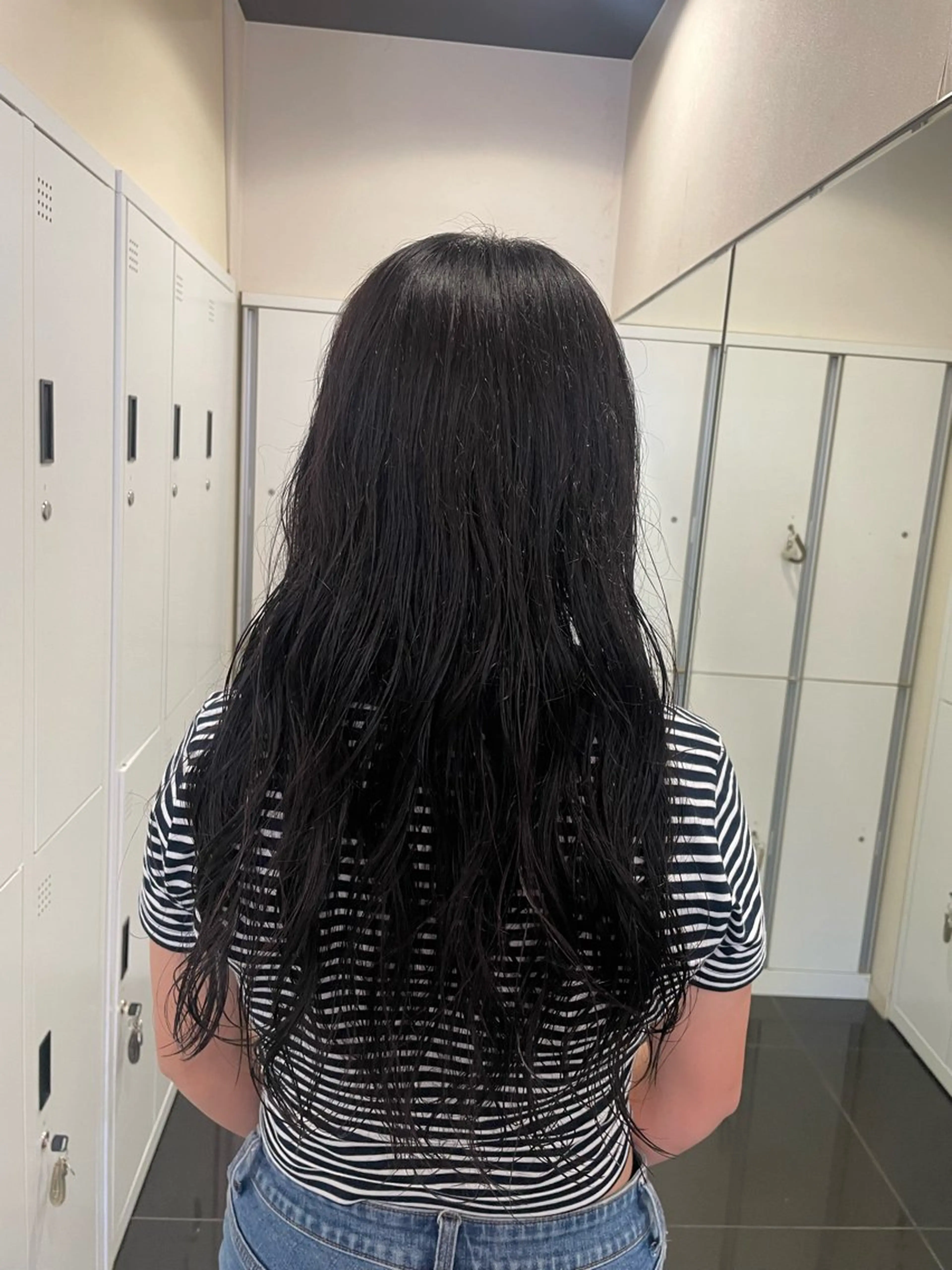 ロング パーマ ハイトーン/レイヤー 似合わせ・ユキノのヘアスタイル