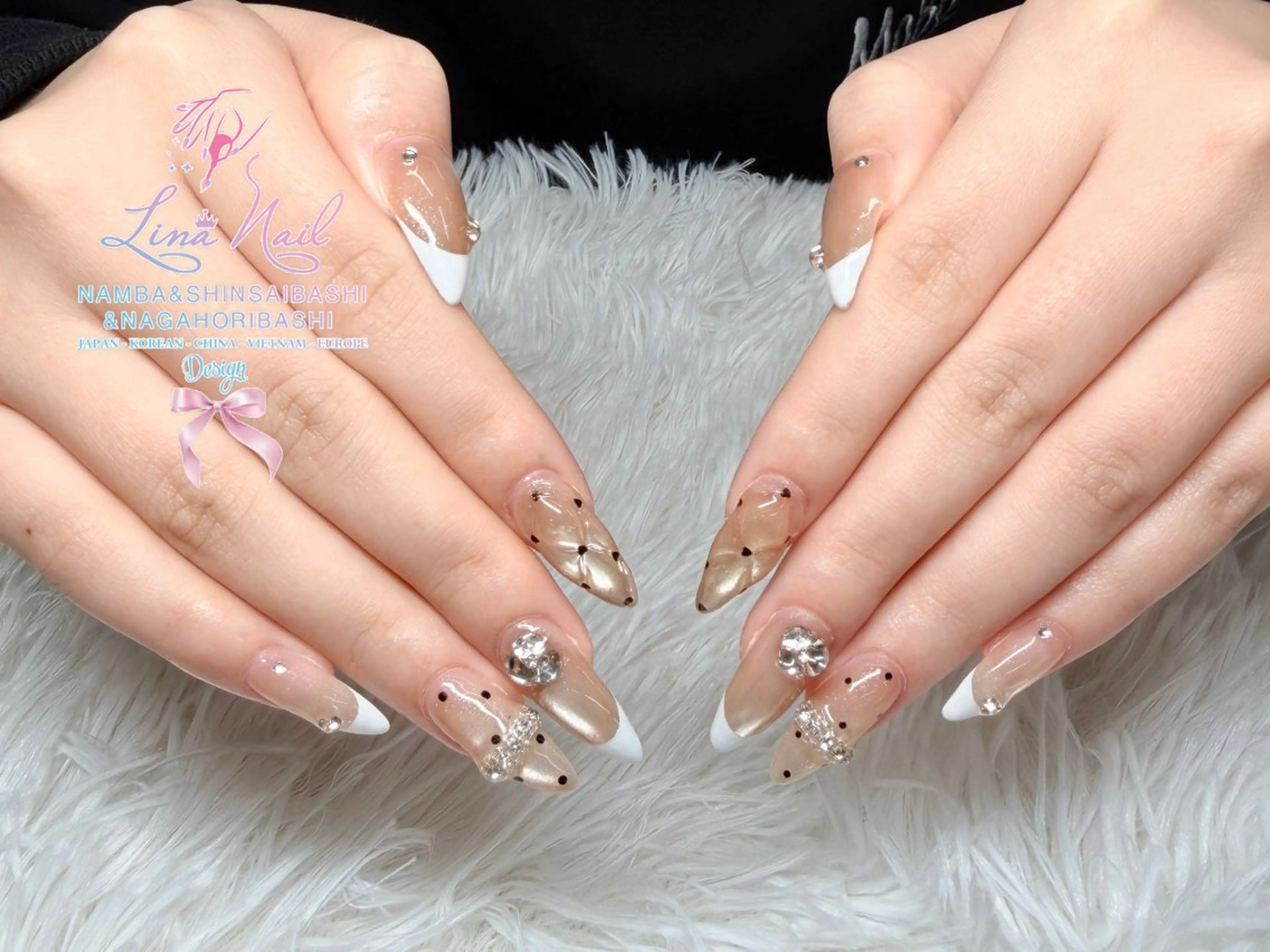 ネイル フットネイル ジェルネイル 持ち込み ネイルチップ ハンドネイル リナネイル 長堀橋店／東心斎橋店のネイルデザイン