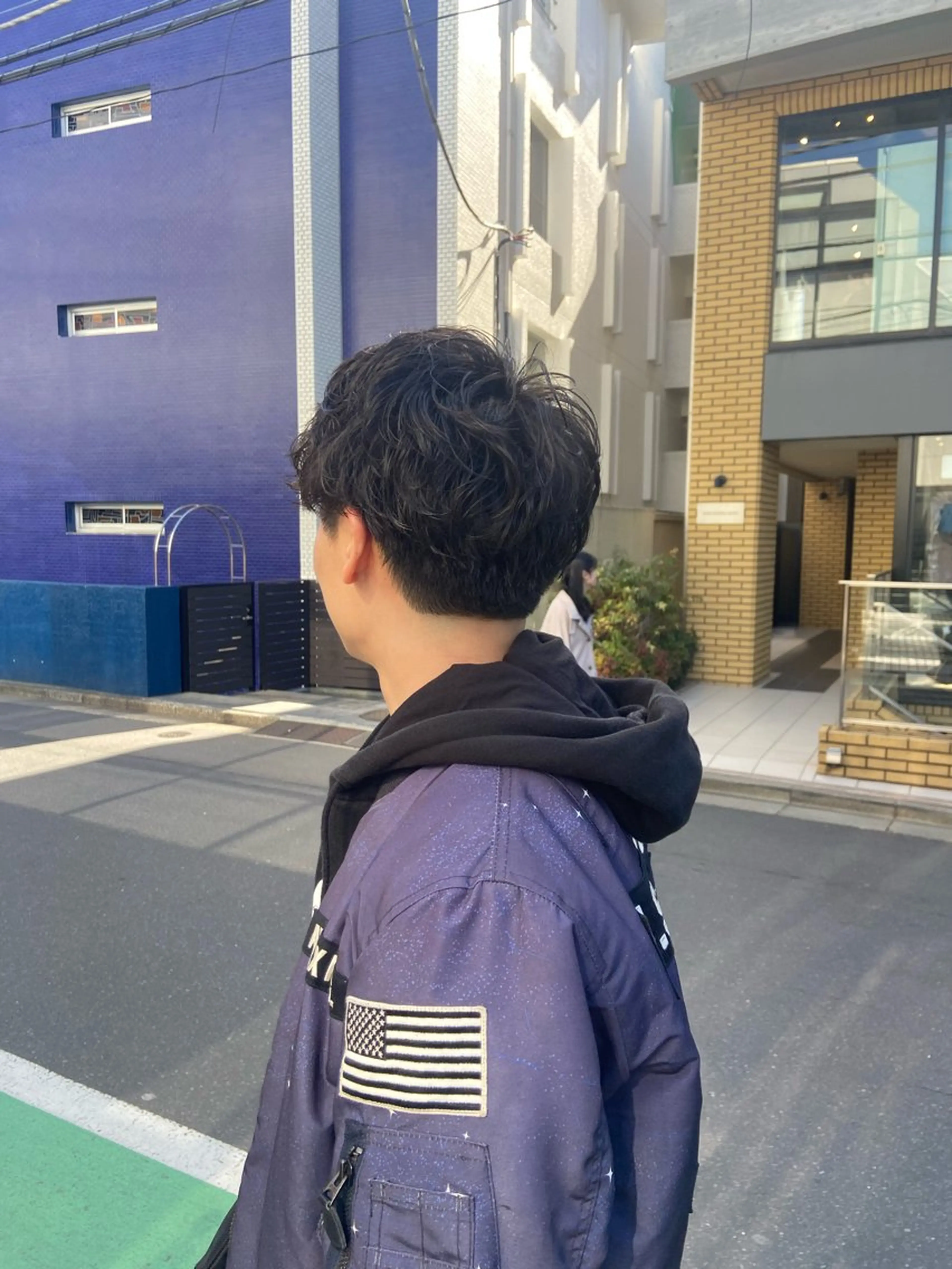 ショート カラー パーマ ヘアアレンジ メンズ メンズパーマ カット パーマ ちこ .のヘアスタイル