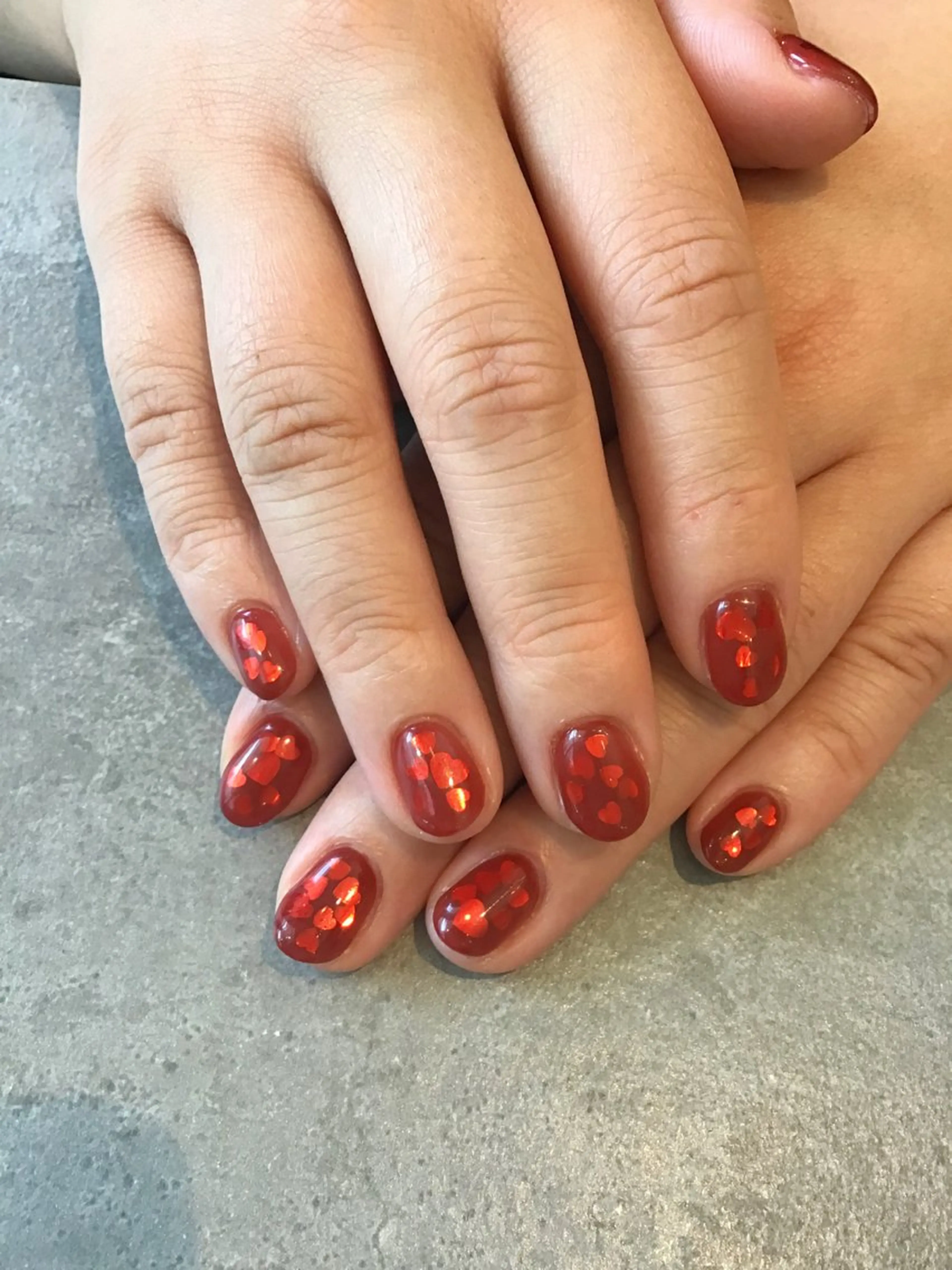 ネイル シンプルネイル Nest 岩崎のネイルデザイン