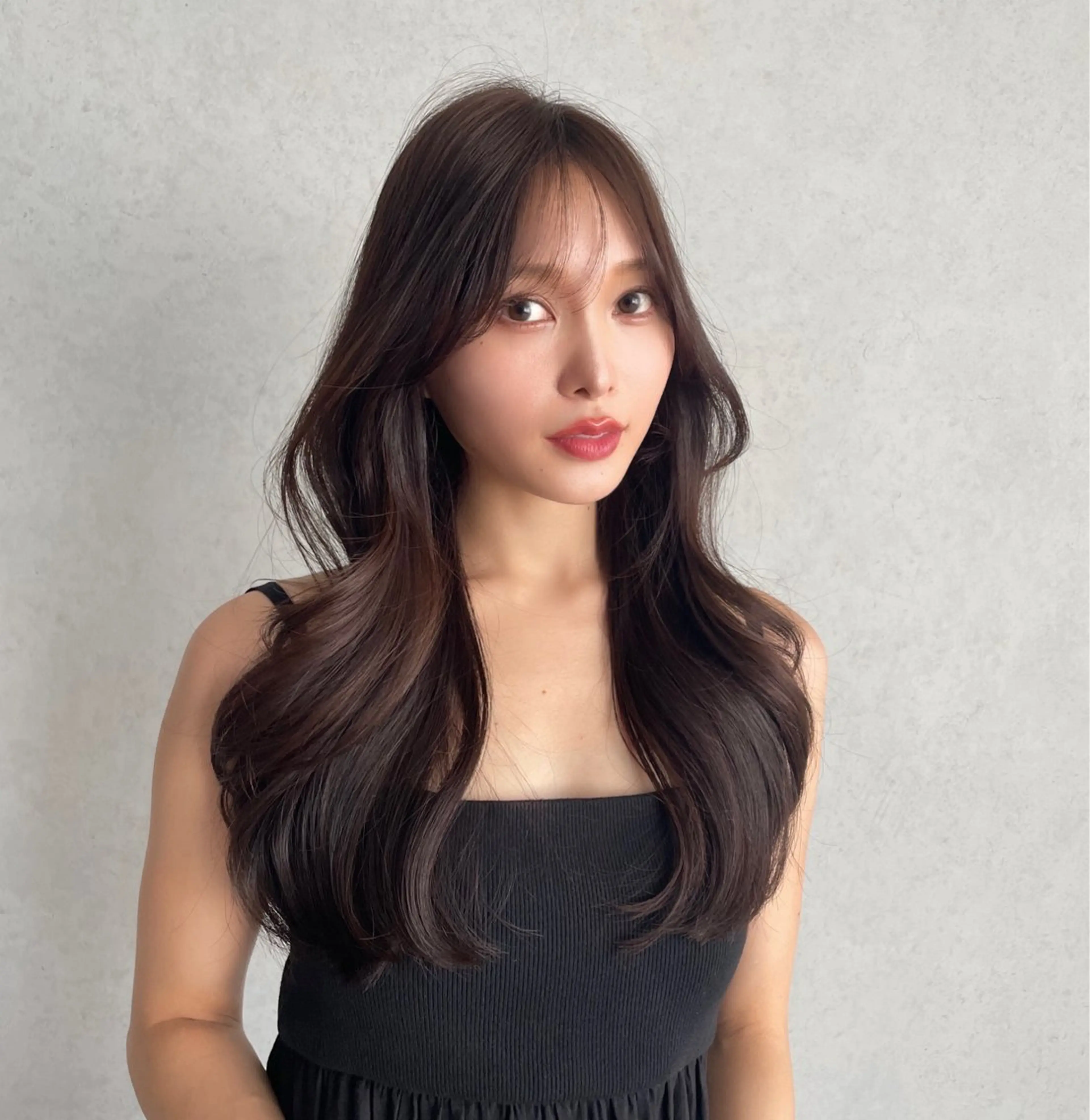 ロング 韓国×ワンホン 艶カラー/ハヅキ🎀のヘアスタイル