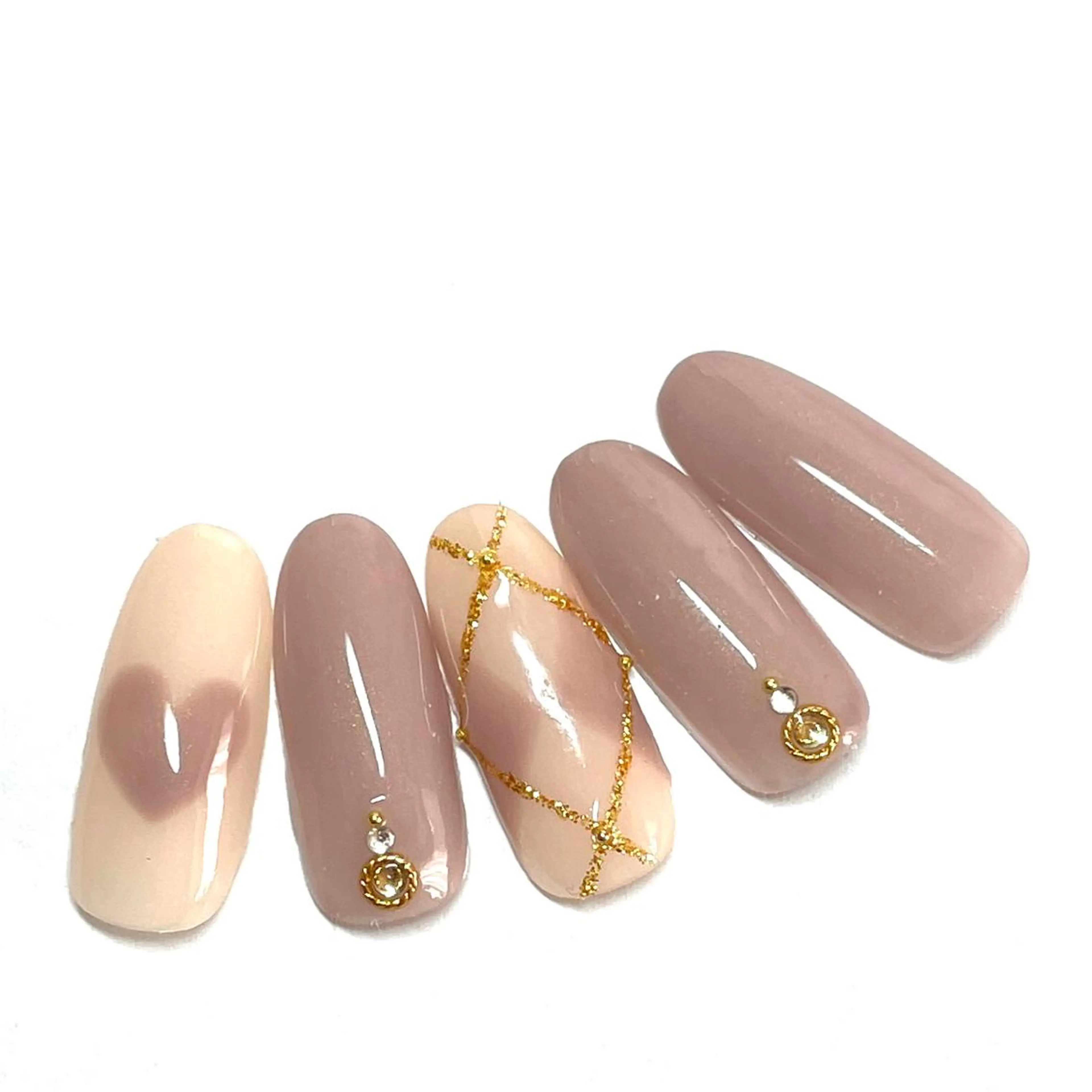 ネイル バレンタイン ハンドネイル フットネイル NailBeauty コルンのネイルデザイン