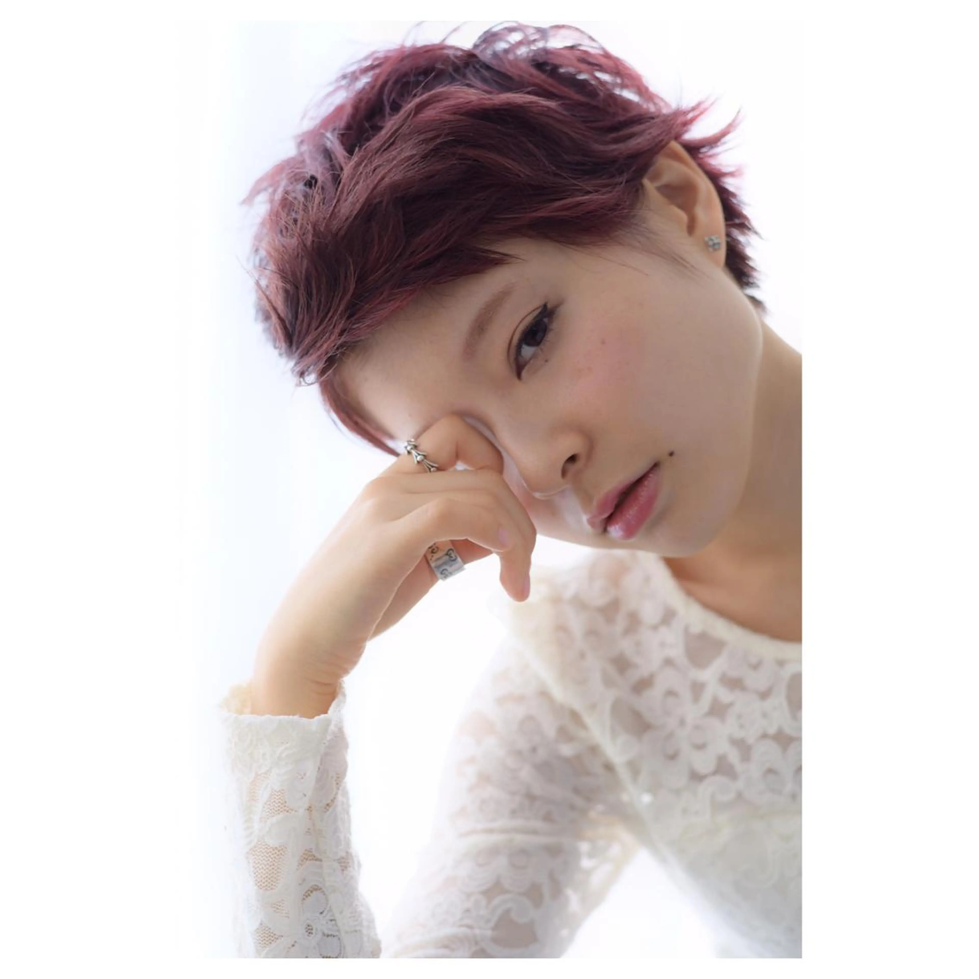 ショート ミディアム セミロング ロング カラー ダブルカラー エクステ（レミー毛） NINEのヘアスタイル