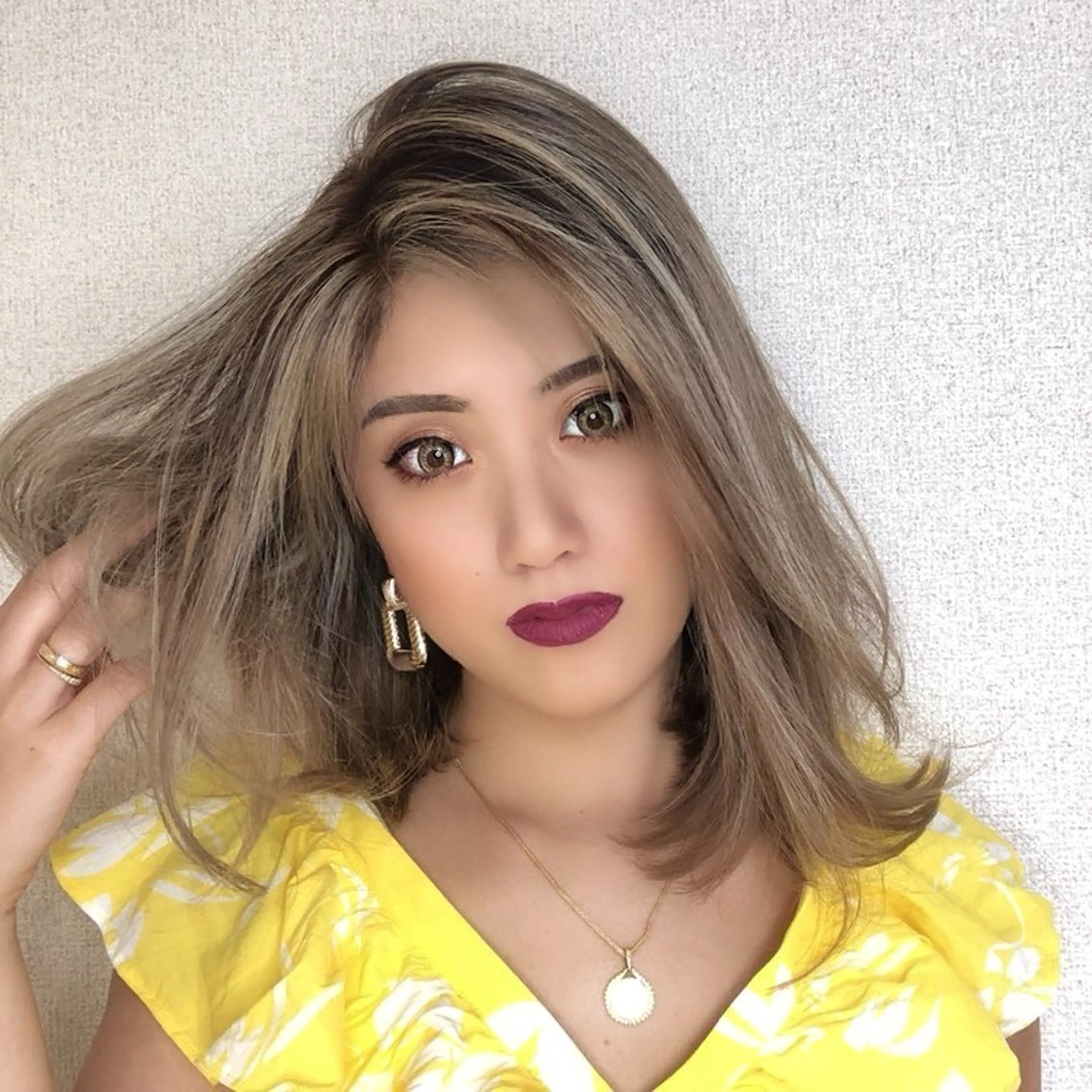 ミディアム カット ヘアカラー トリートメント LOCO/ Koukiのヘアスタイル