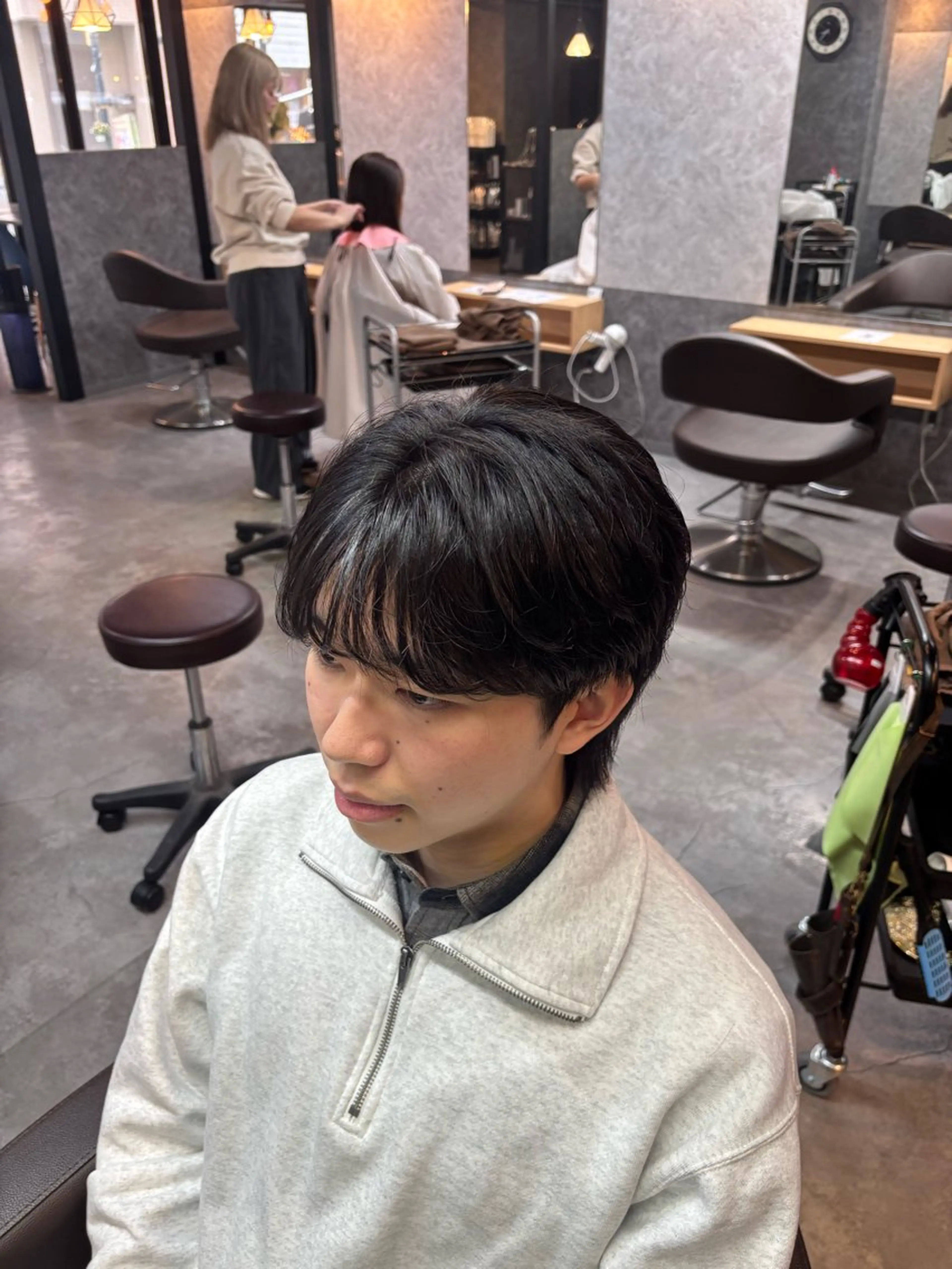 メンズ マッシュ シースルーマッシュ ハセガワ/ メンズカットモデルのヘアスタイル