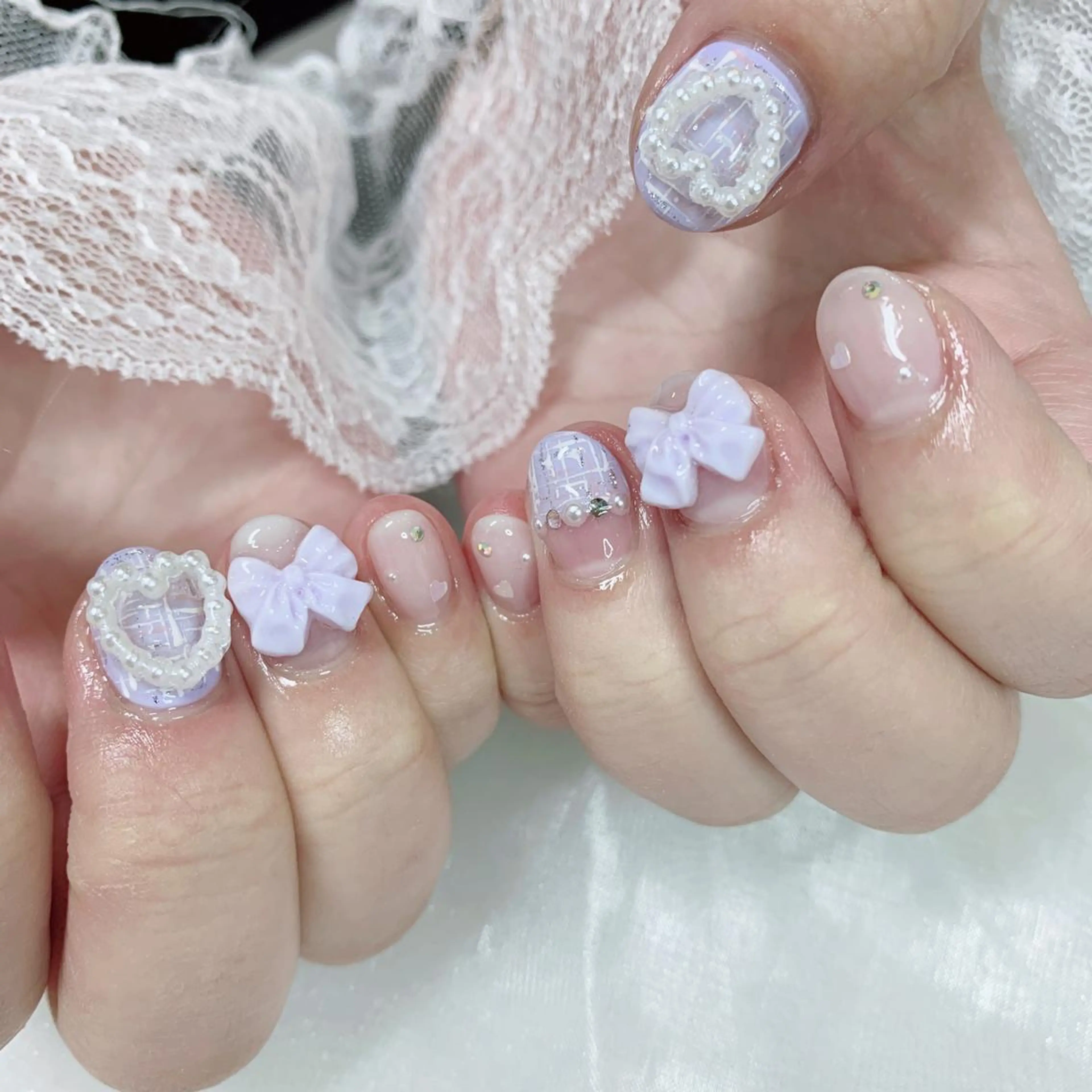 ネイル ハンドネイル La neige* yuki 🐩🌙のネイルデザイン