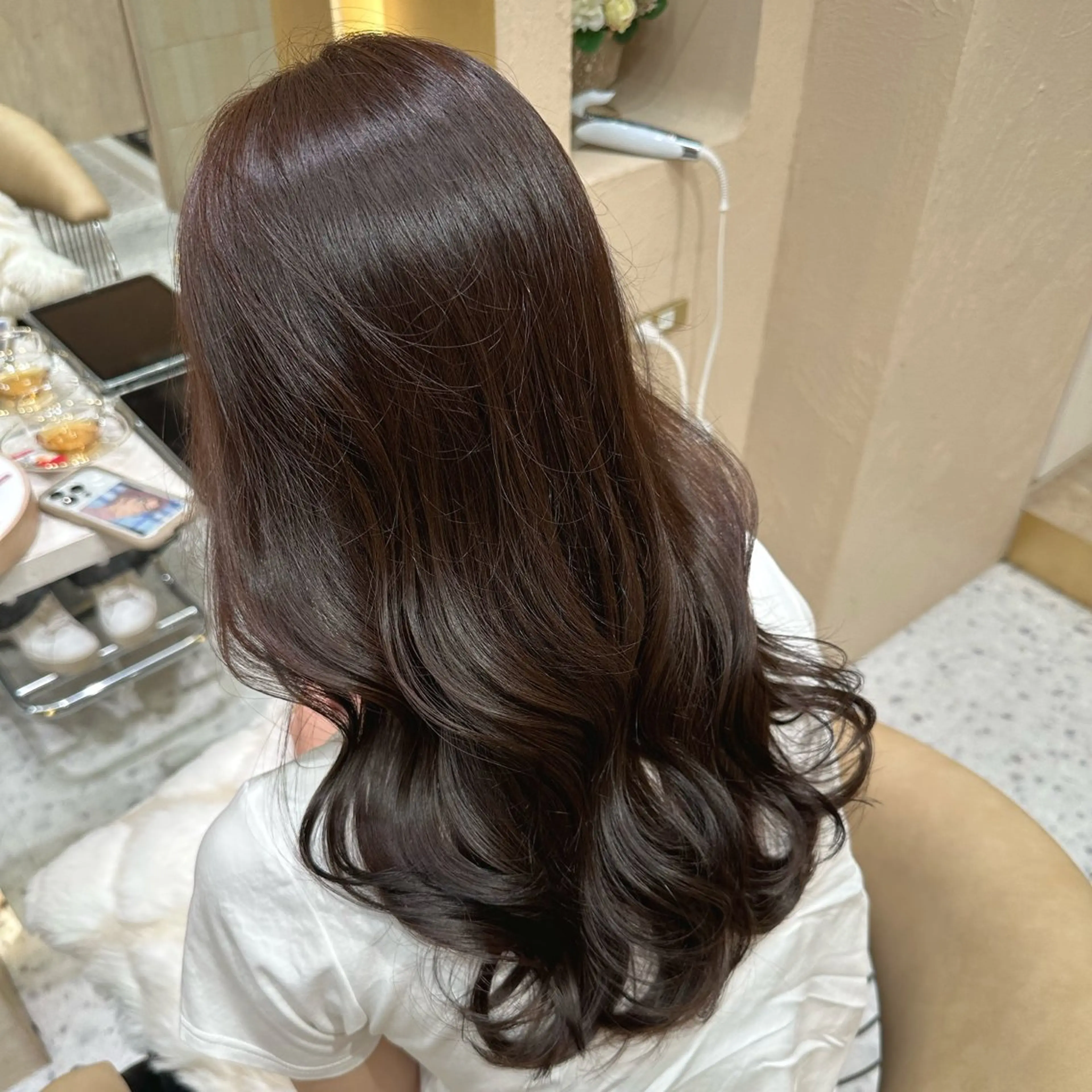 ロング カラー カット ヘアカラー トリートメント 酒井 里穂のヘアスタイル