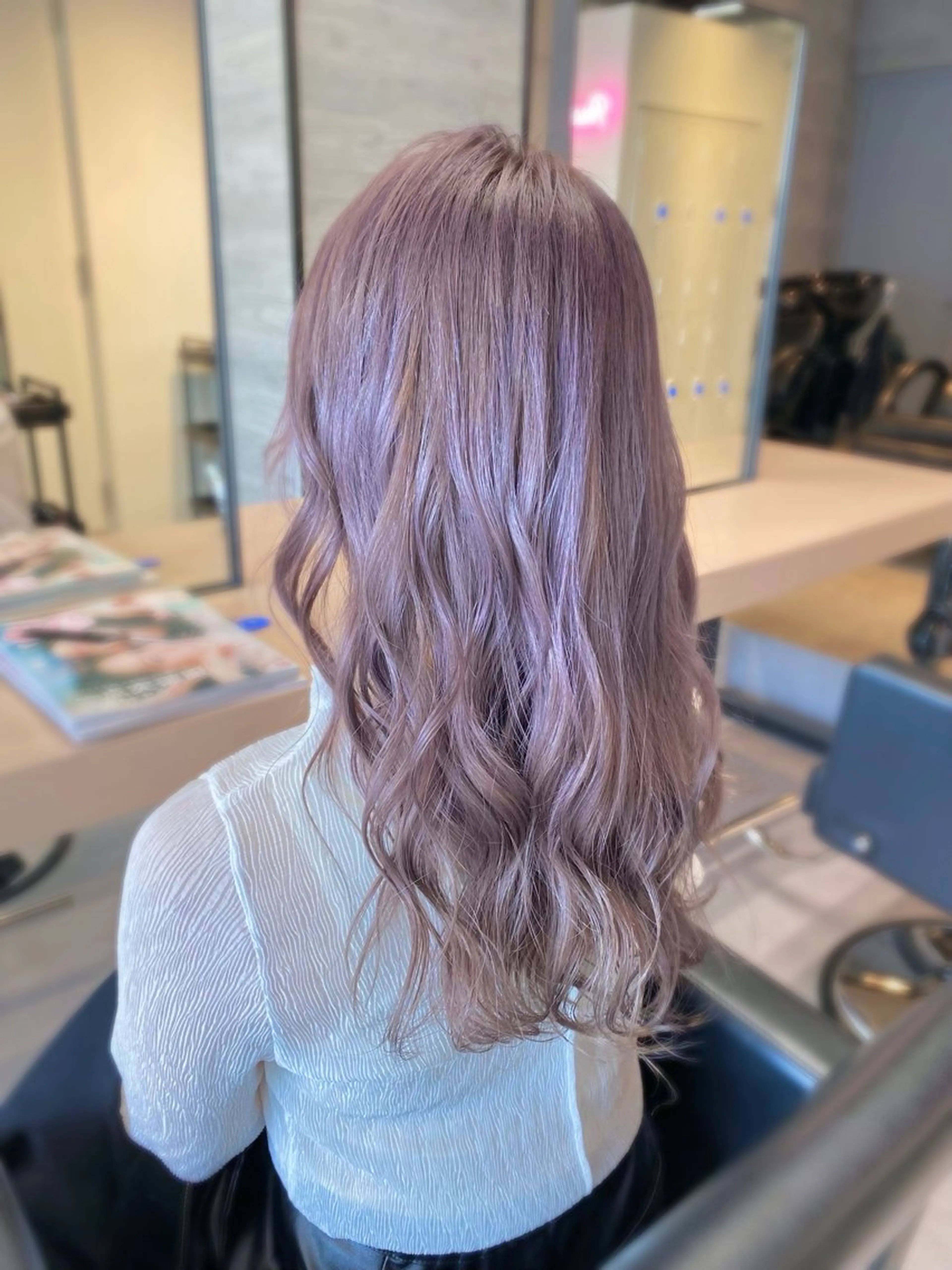 セミロング カラー ヘアカラー トリートメント 🪞個室サロン/韓国 艶髪/keito🪞のヘアスタイル