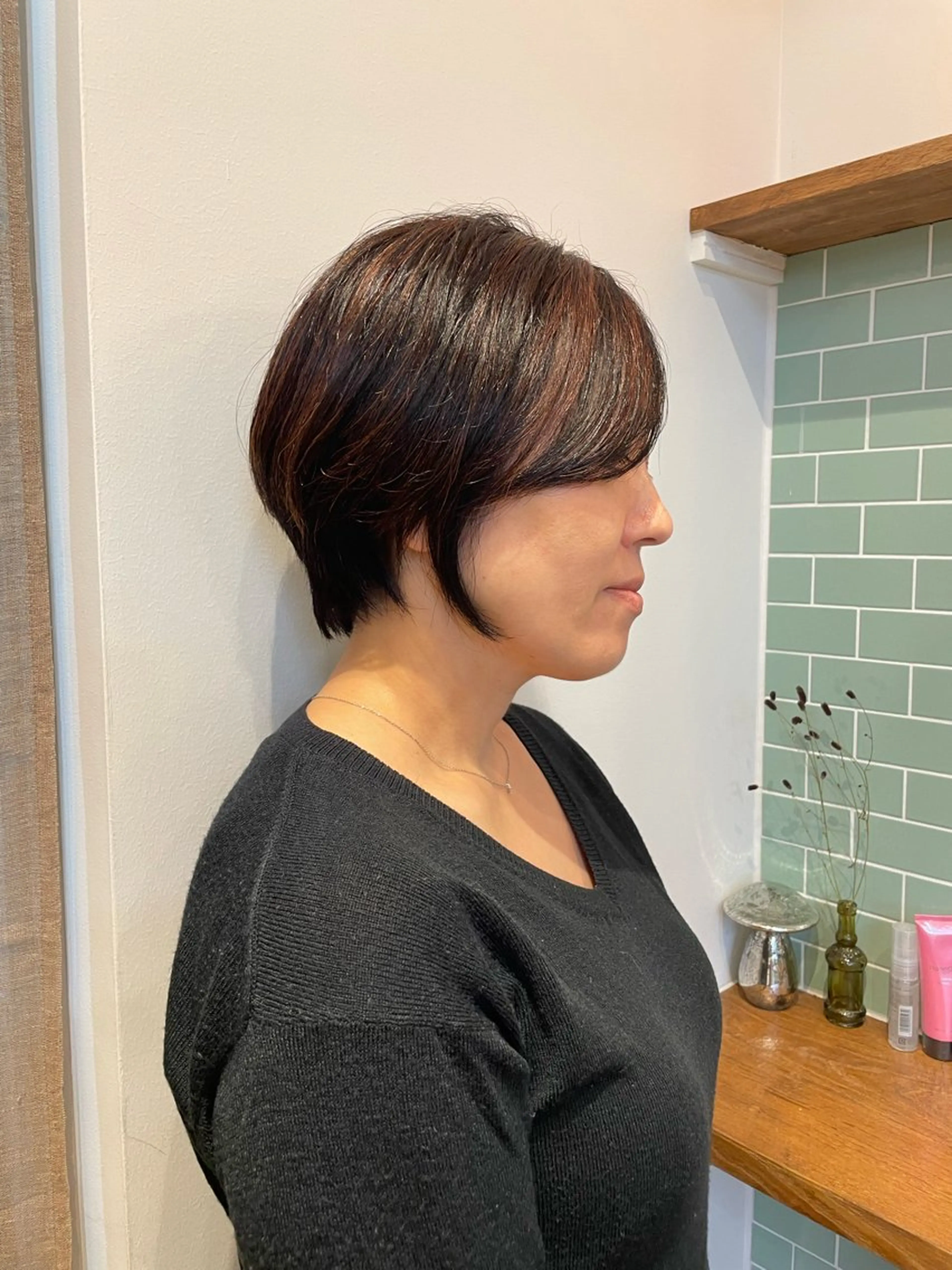 ショート ショートヘア 望月 千絵のヘアスタイル