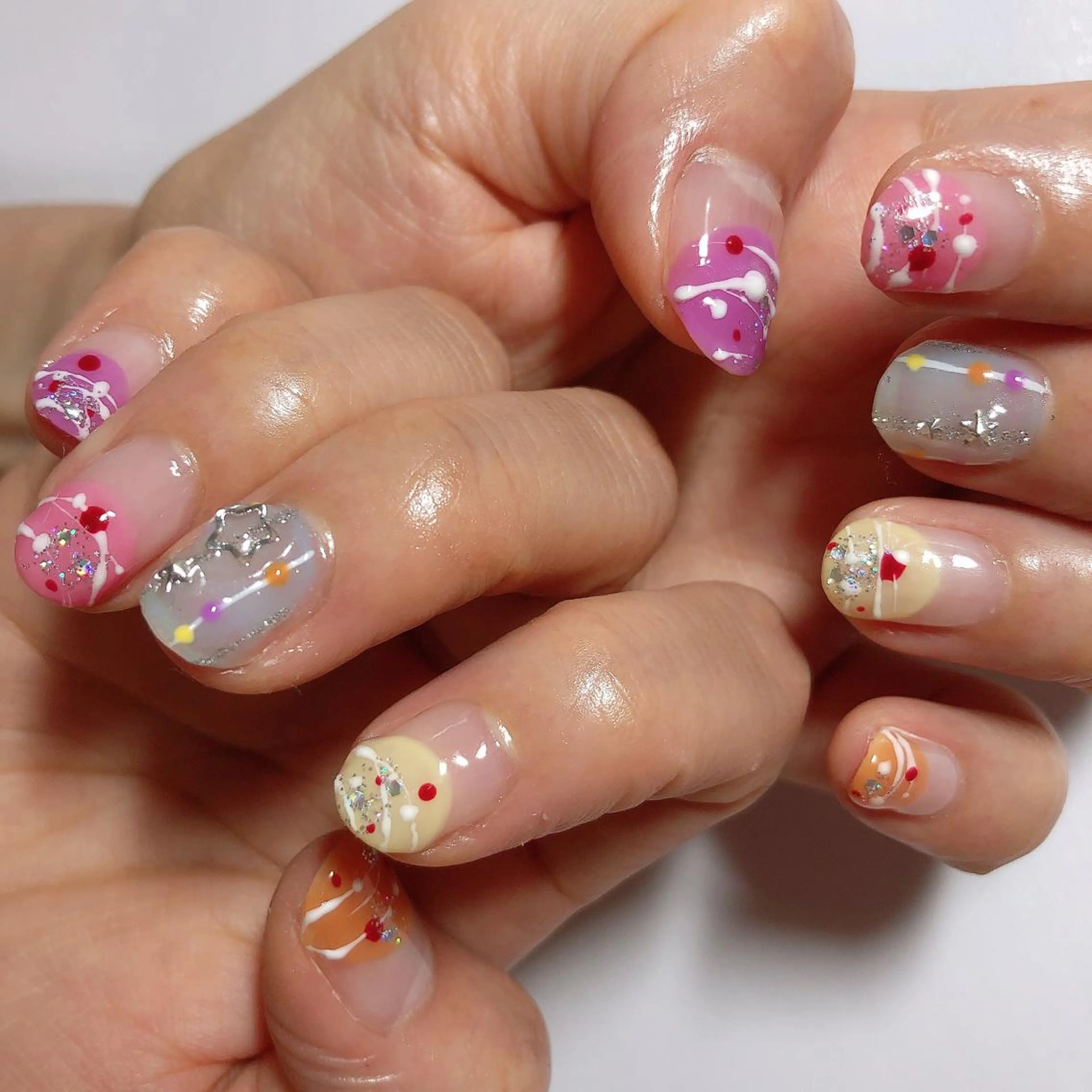 ネイル 持ち込み ヨーヨーネイル MIMINENE NAILのネイルデザイン