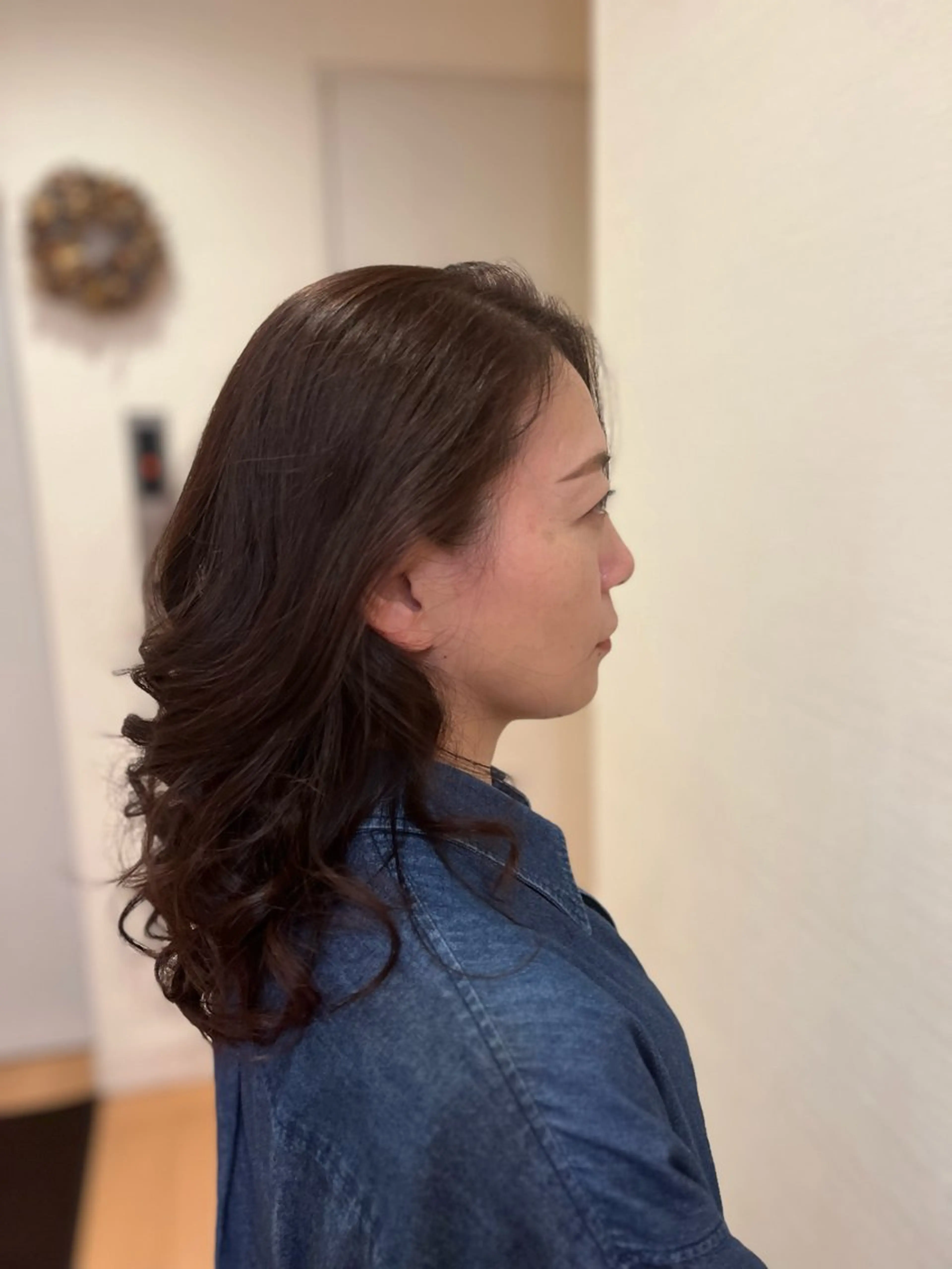 ロング カラー ヘアアレンジ ブラウンカラー オレンジ オレンジブラウン Ha naのヘアスタイル