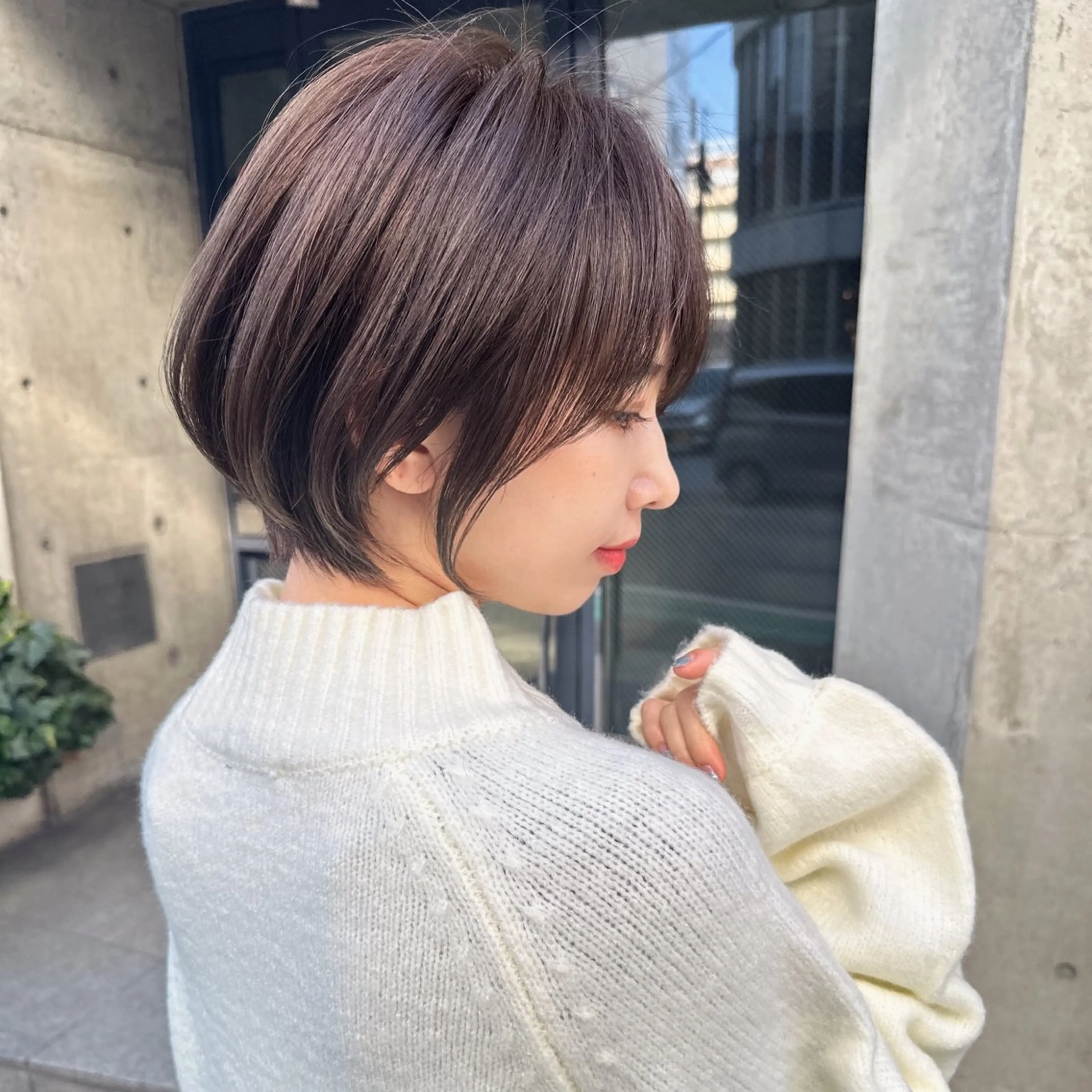 ショート カラー ブリーチなし/暖色/ 透明感/ririkaのヘアスタイル