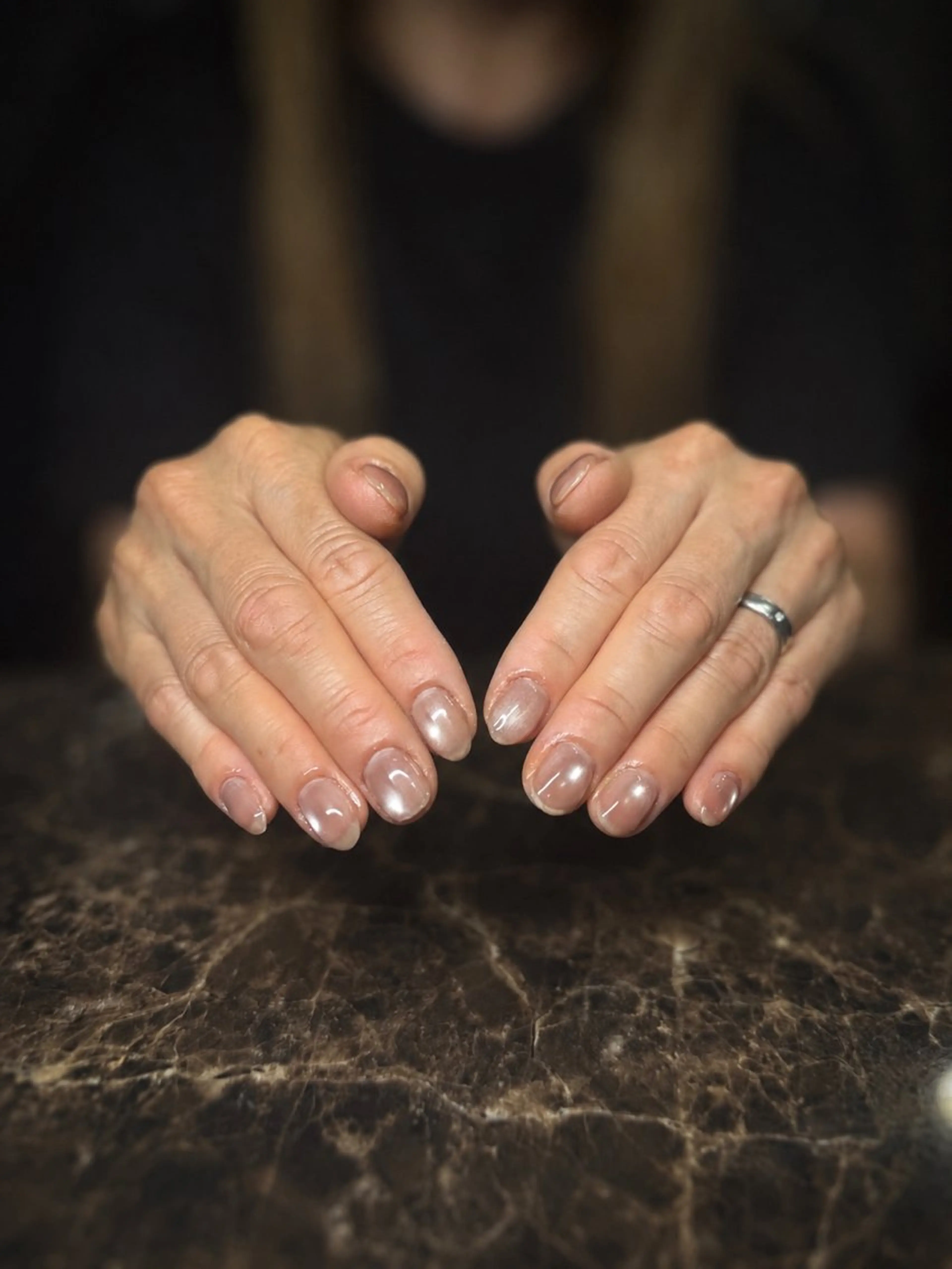 ネイル ビー玉ネイル IROHA NAIL 美優のネイルデザイン