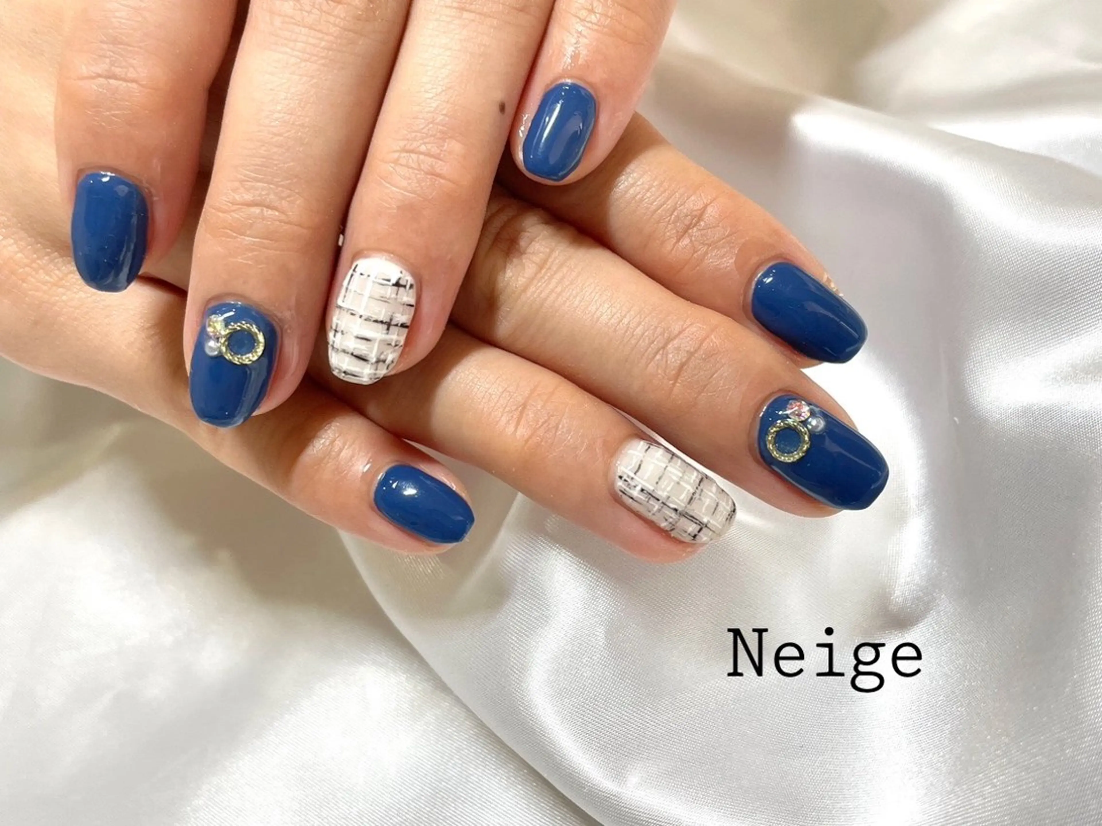 ネイル ハンドネイル Neige 𓂃 aiのネイルデザイン